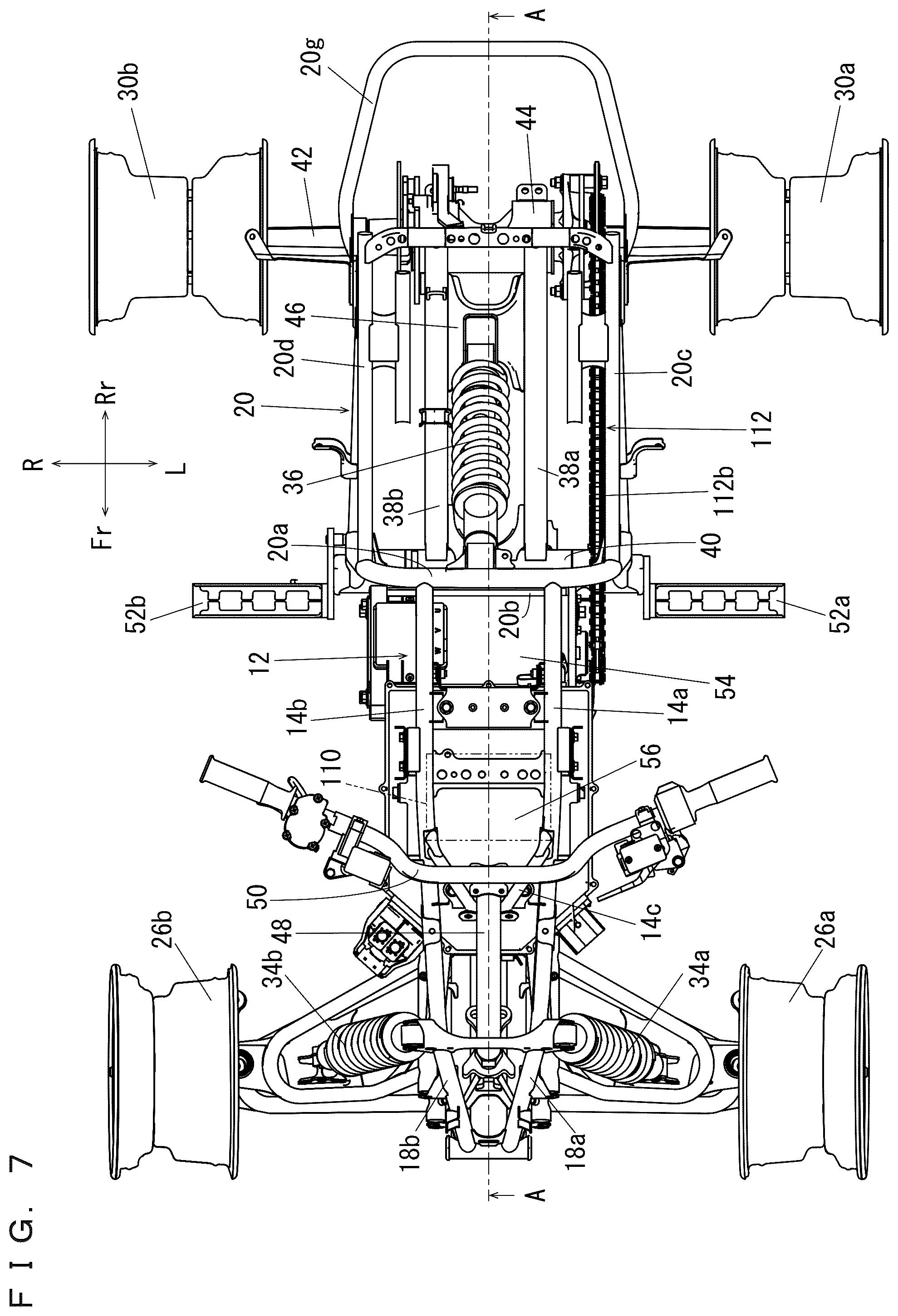 Patent US12377929 Figure 7 – Vehicle