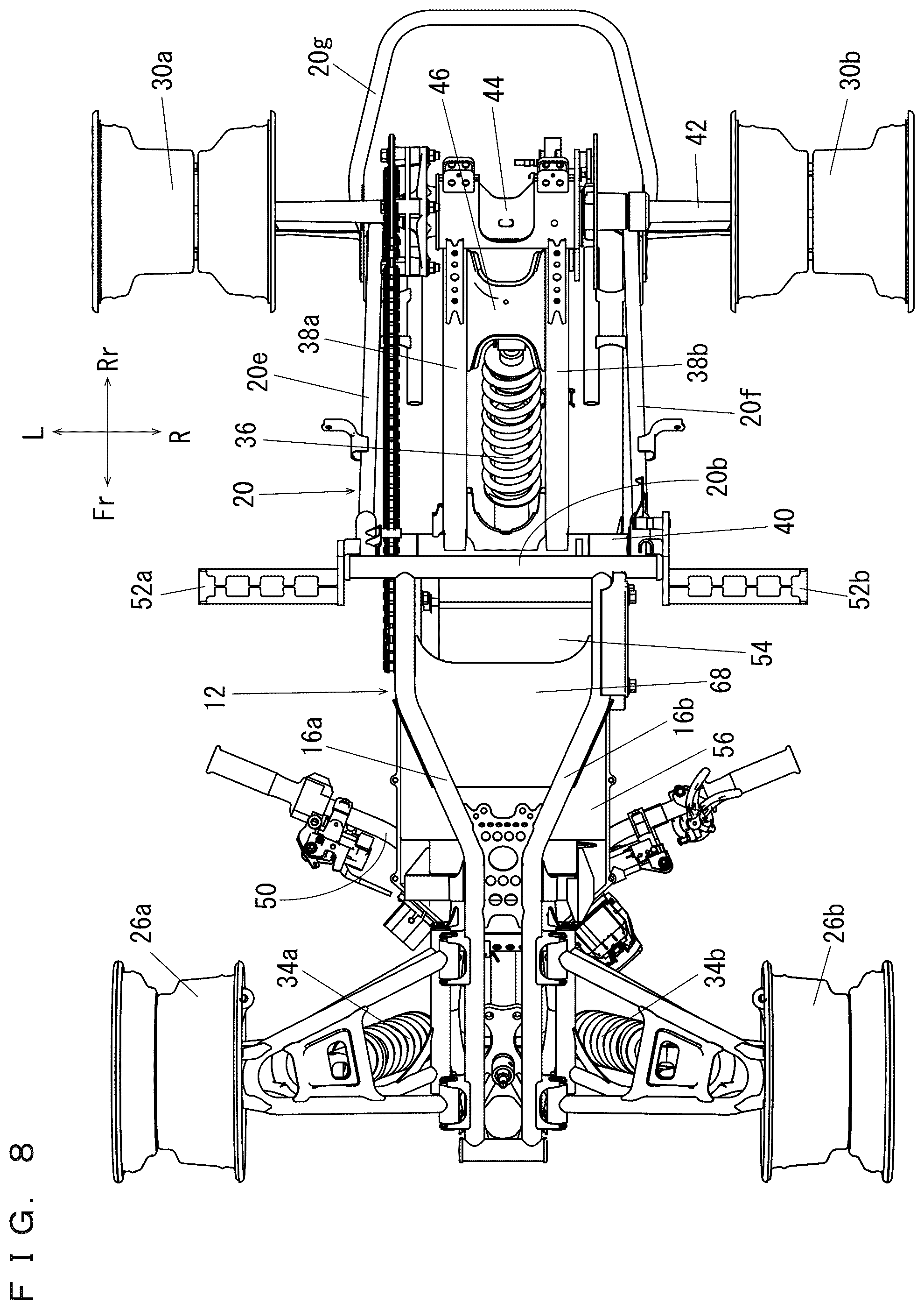 Patent US12377929 Figure 8 – Vehicle