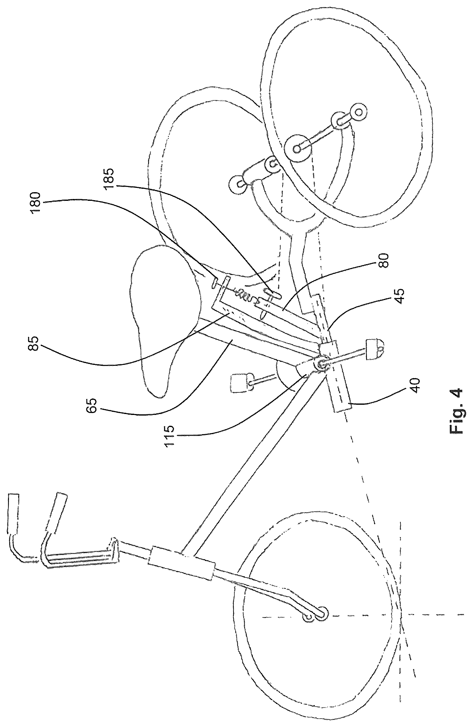 Patent US12377931 Figure 4 – Tricycle