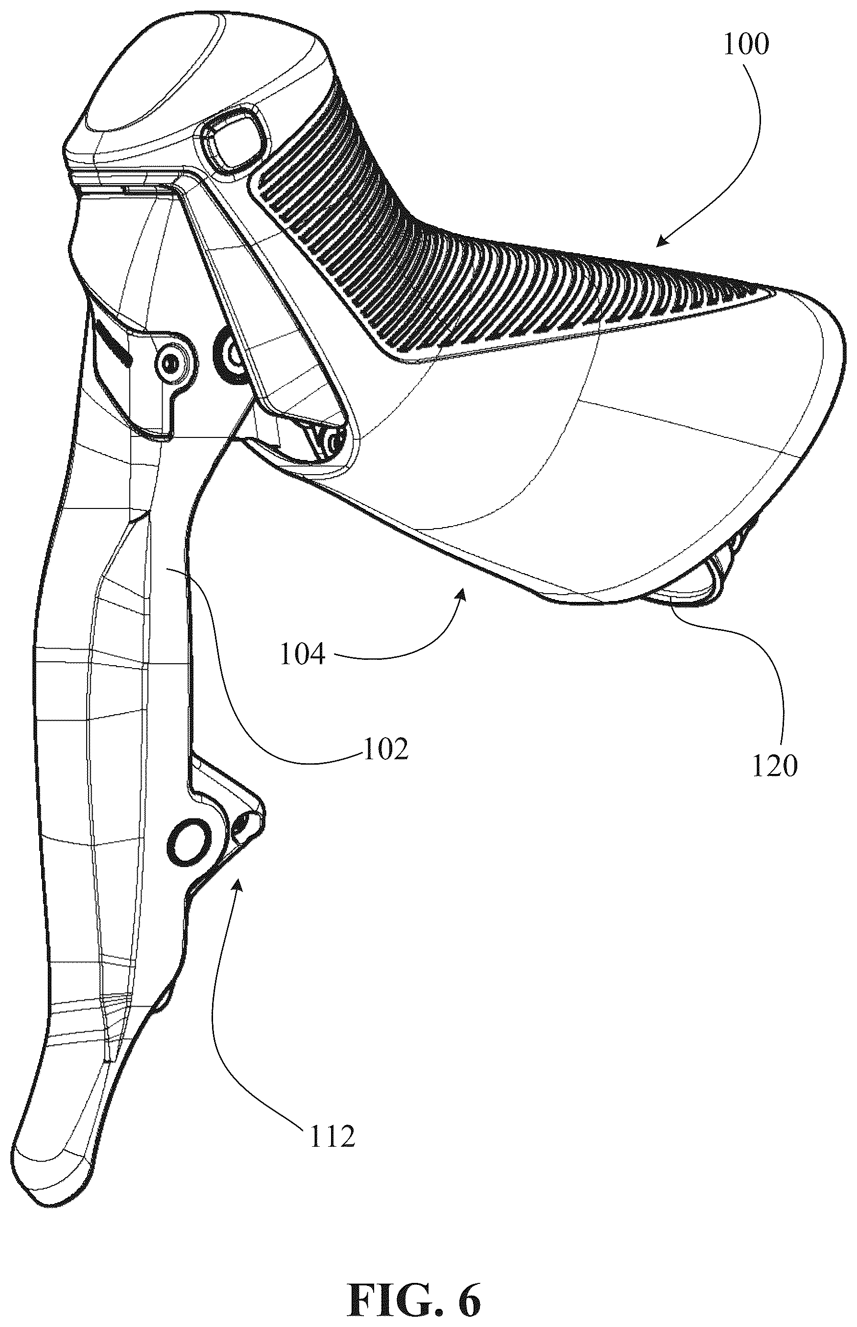 Patent US12377933 Figure 6 – Control device for a bicycle