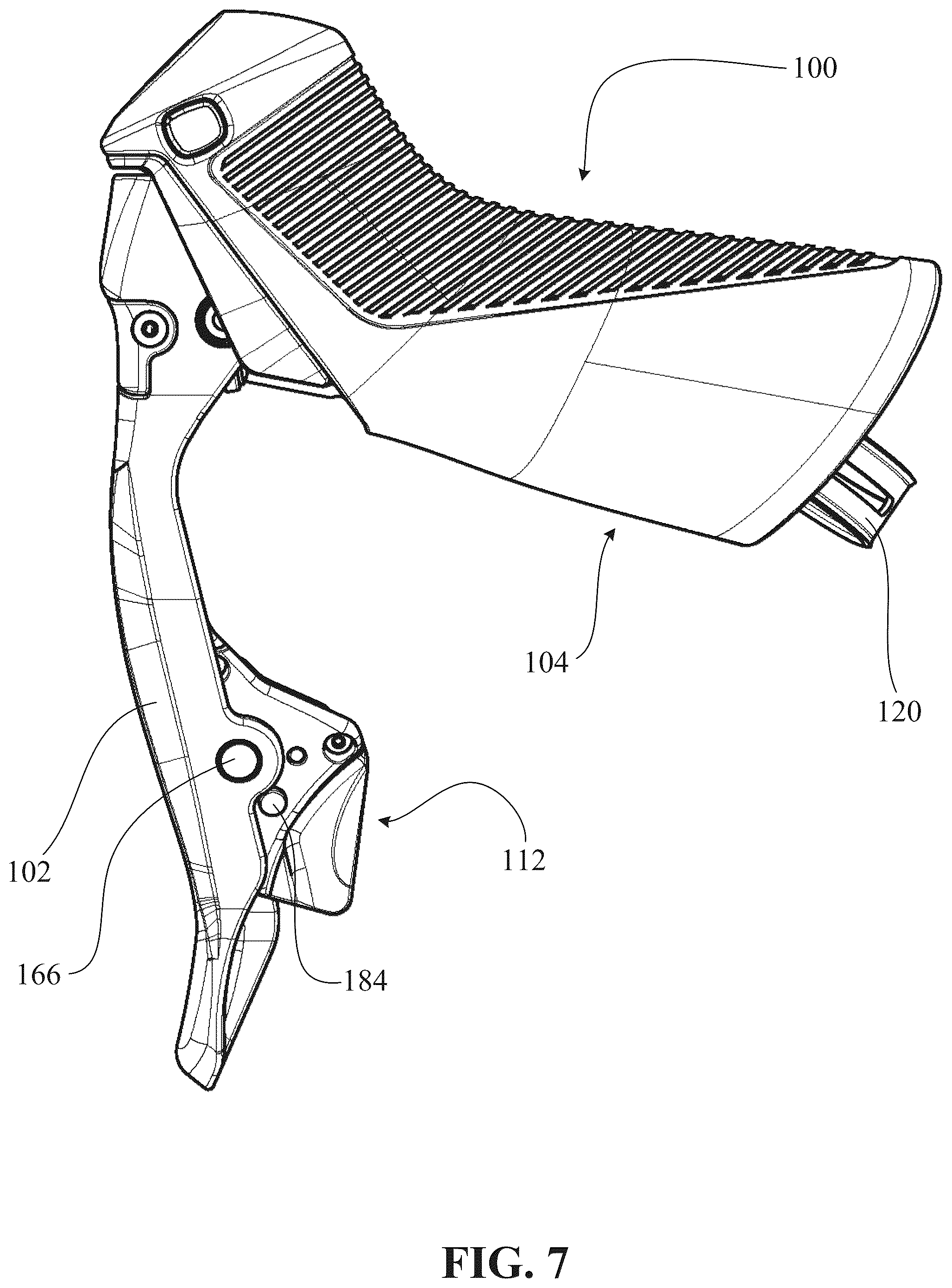 Patent US12377933 Figure 7 – Control device for a bicycle