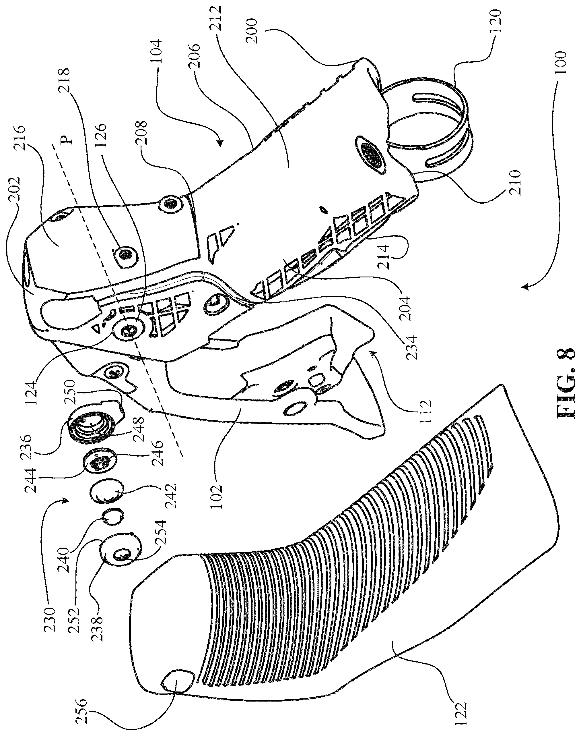Patent US12377933 Figure 8 – Control device for a bicycle