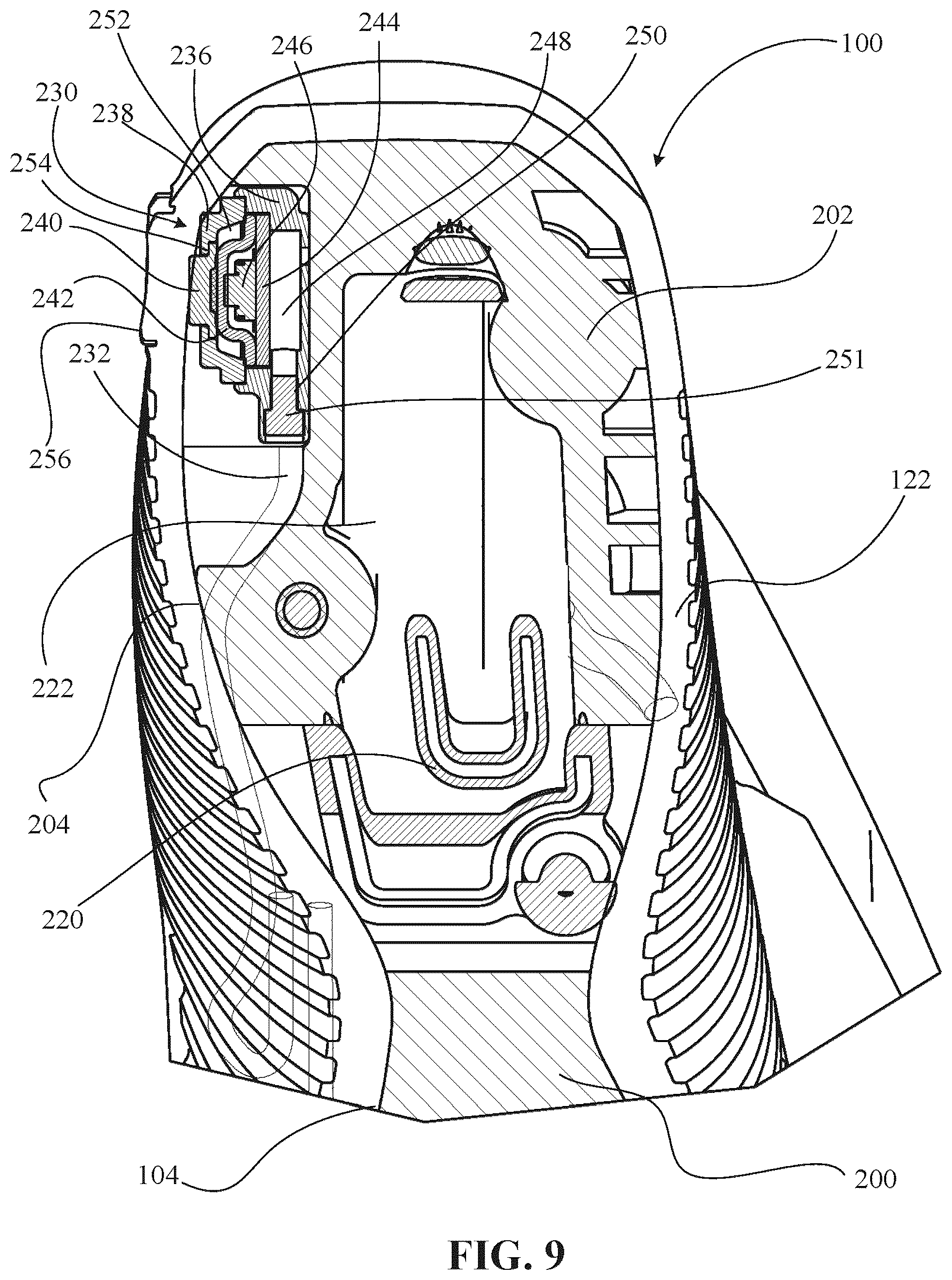 Patent US12377933 Figure 9 – Control device for a bicycle
