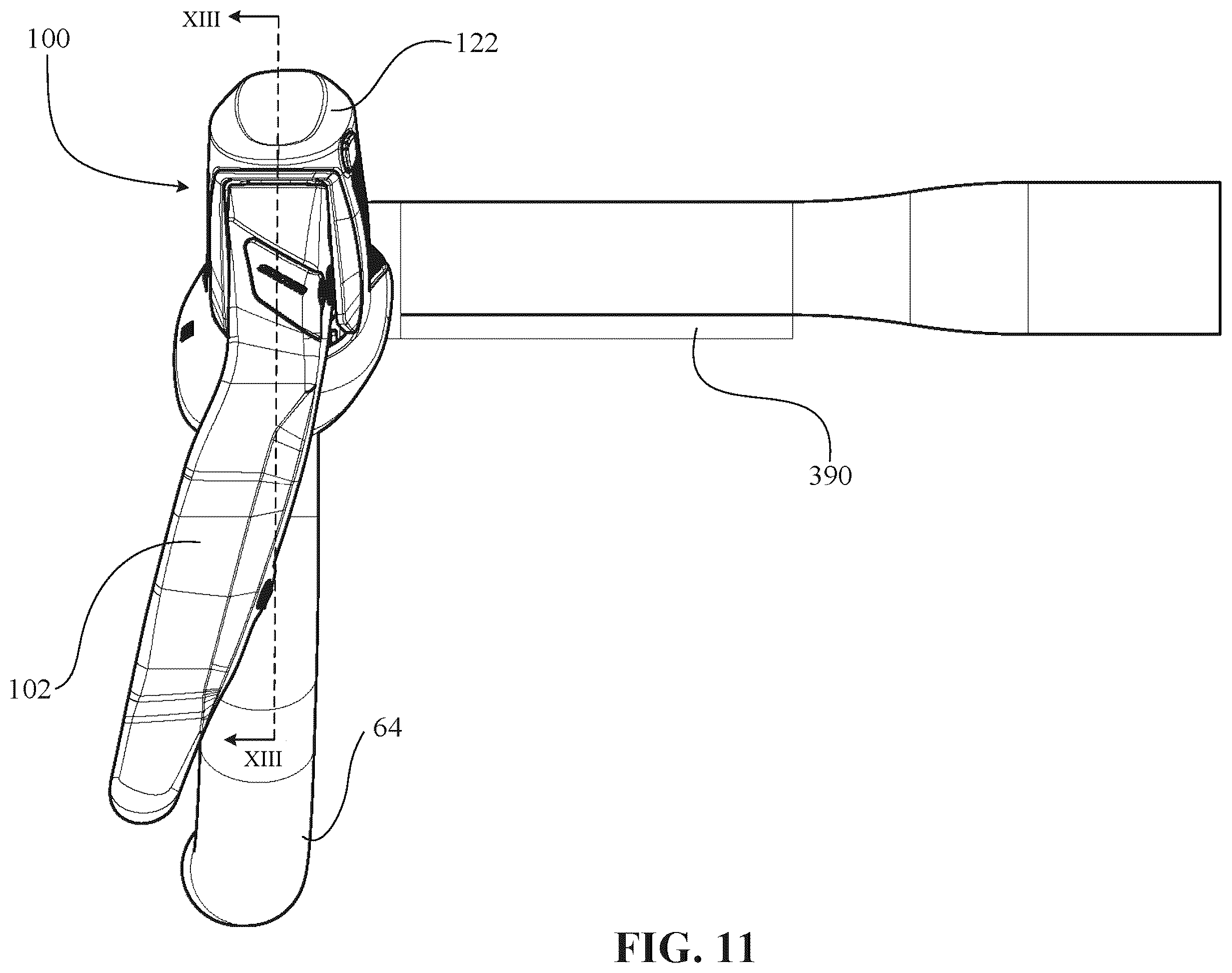 Patent US12377933 Figure 11 – Control device for a bicycle