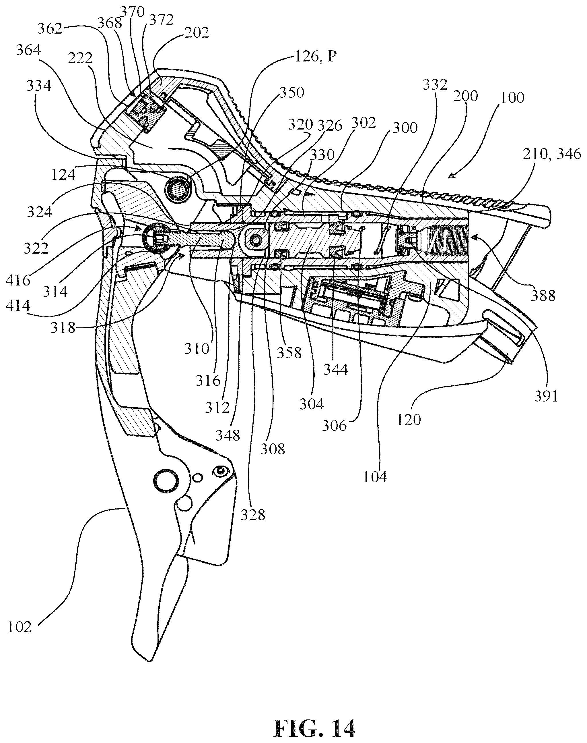 Patent US12377933 Figure 14 – Control device for a bicycle