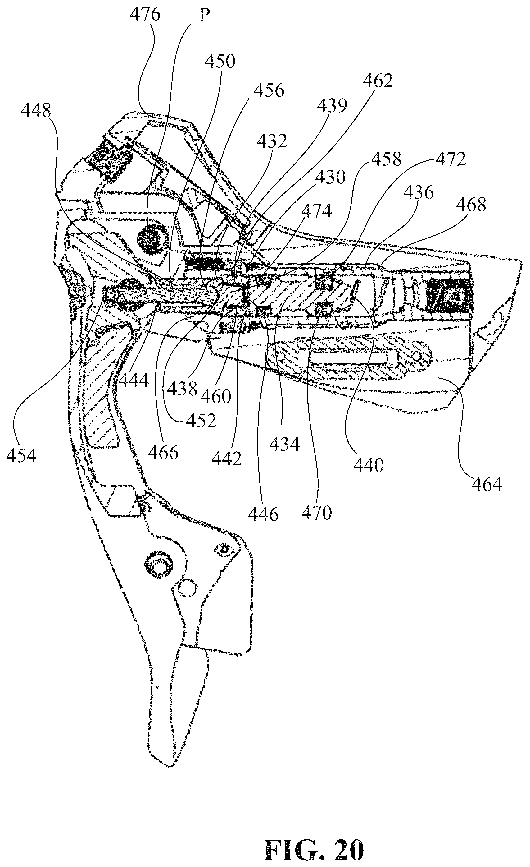 Patent US12377933 Figure 19 – Control device for a bicycle