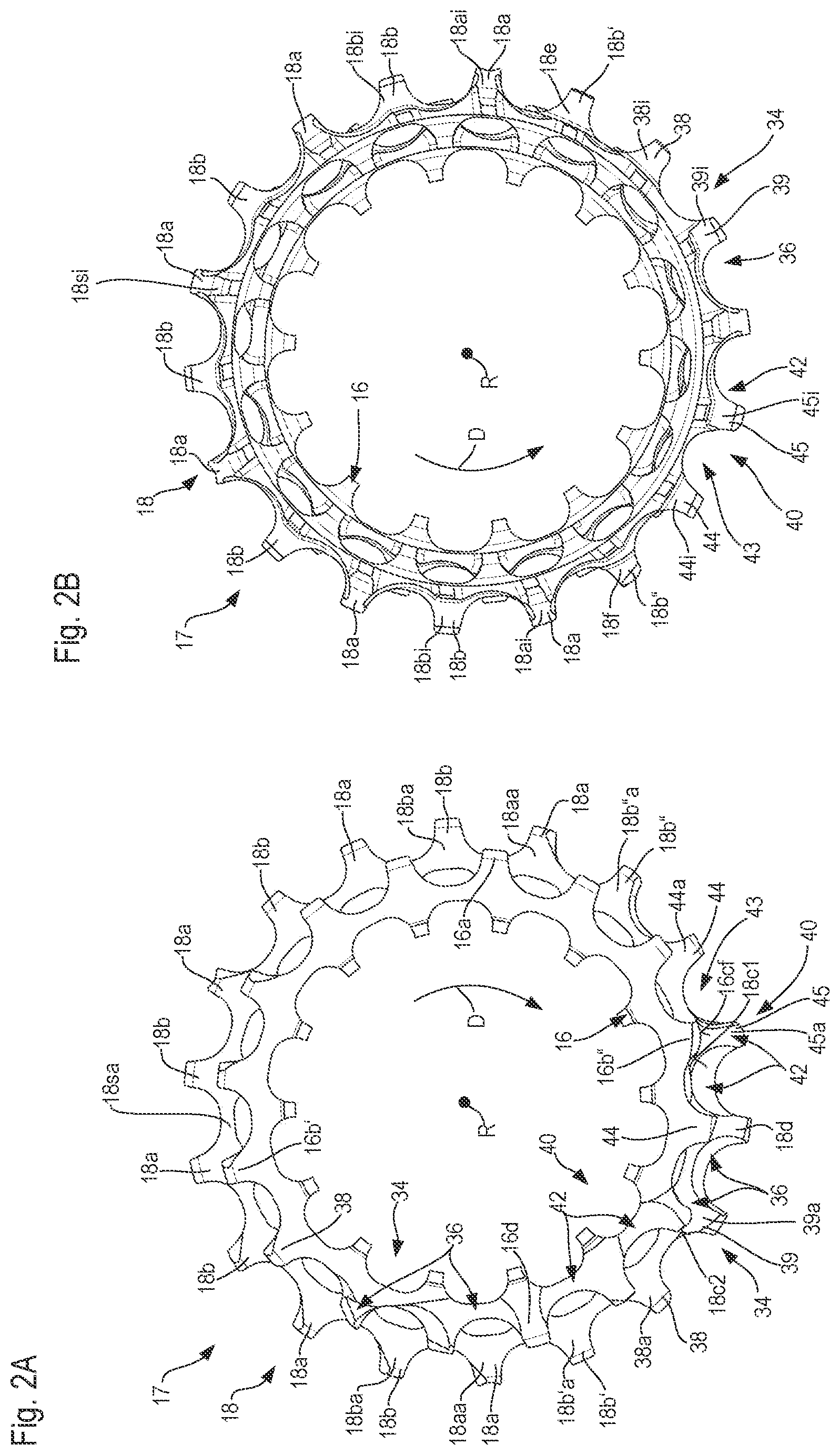 Patent US12377935 Figure 3 – Bicycle sprocket