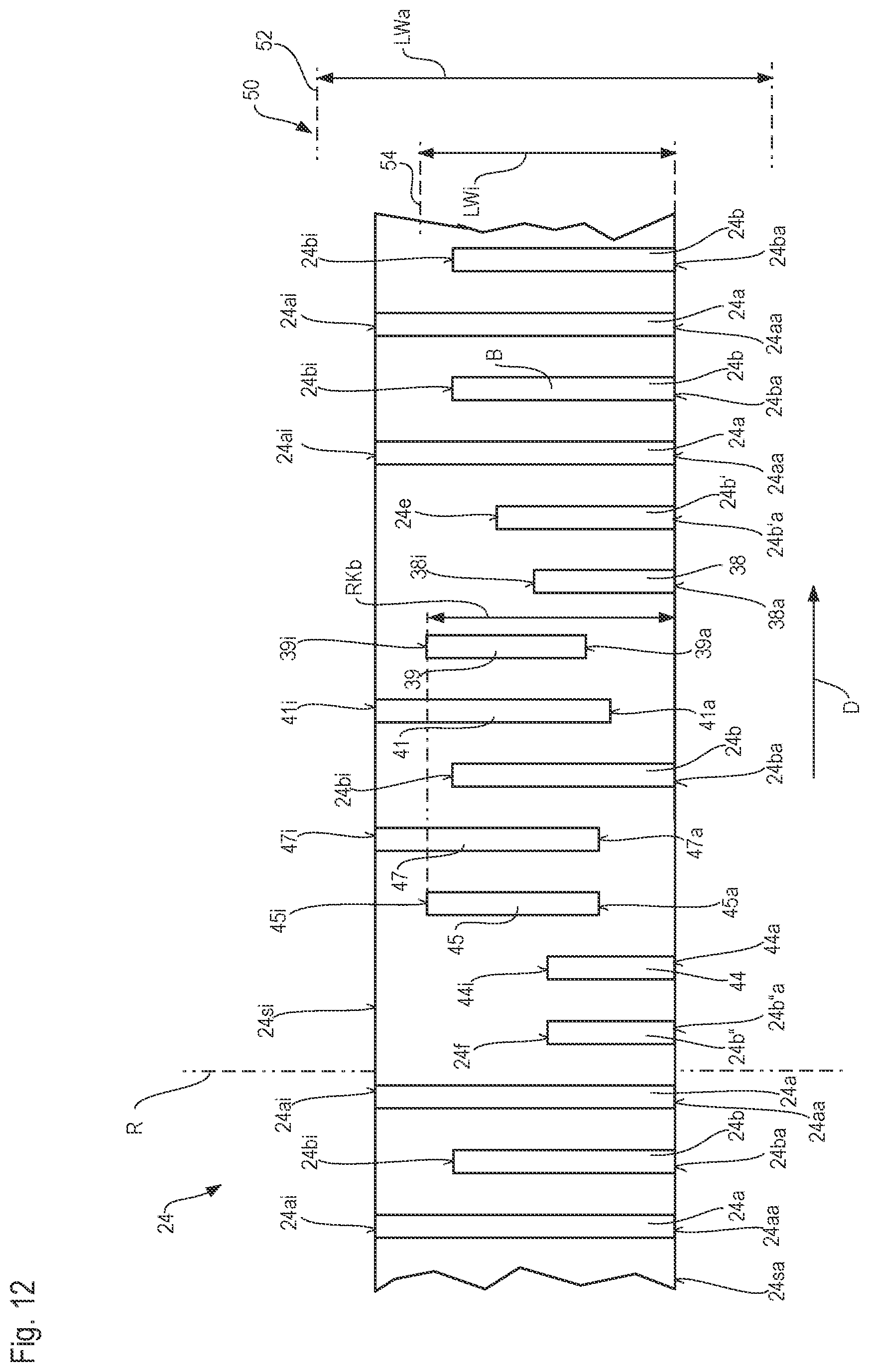 Patent US12377935 Figure 14 – Bicycle sprocket