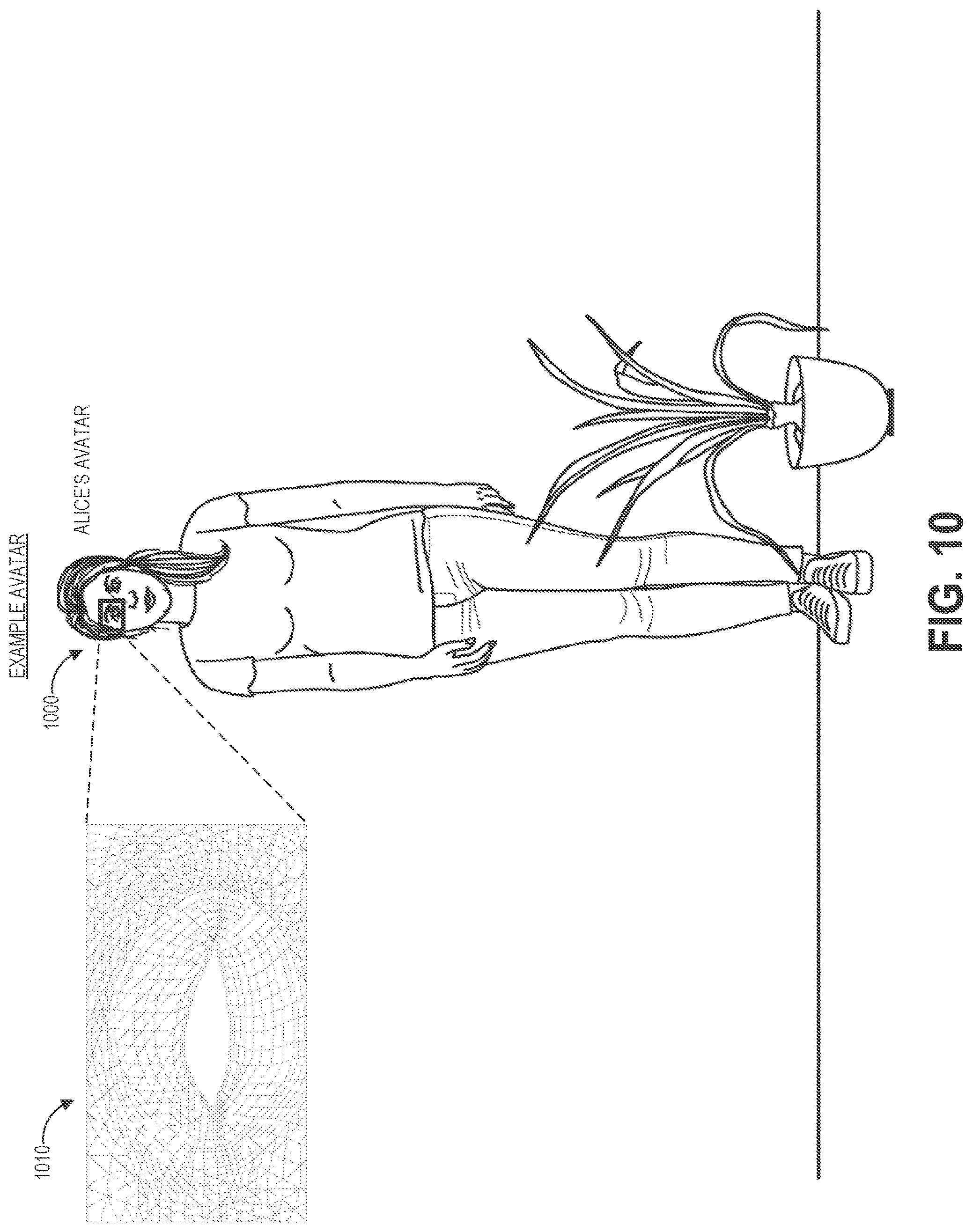 Patent US12377936 Figure 12 – Matching meshes for virtual avatars
