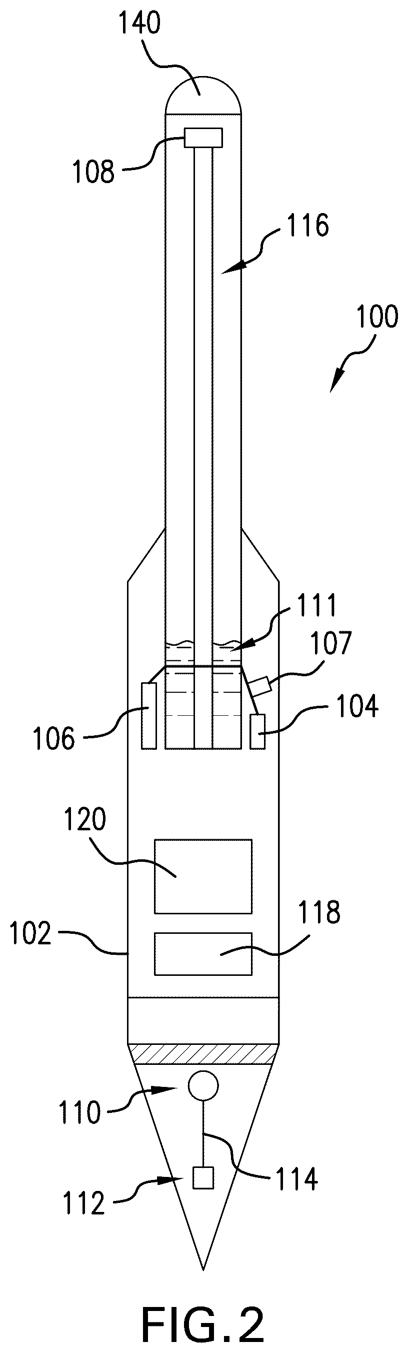 Patent US12377938 Figure 5 – Environmental data collection ocean buoy and hurricane eye tracking