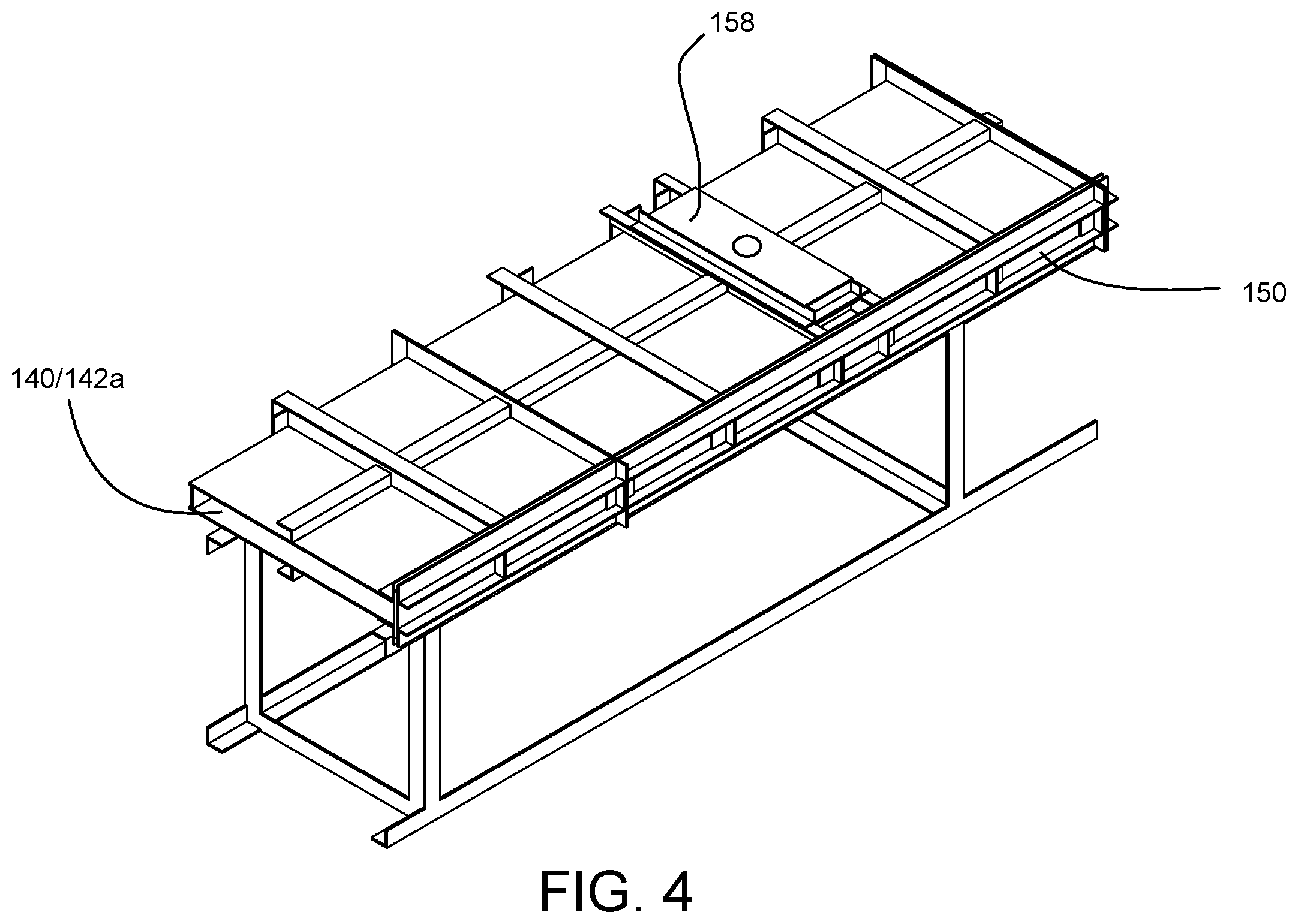 Patent US12377941 Figure 4 – System, process, and method for studying full-scale, multiphase, hydrodynamic flow representative of a ship's boundary layer