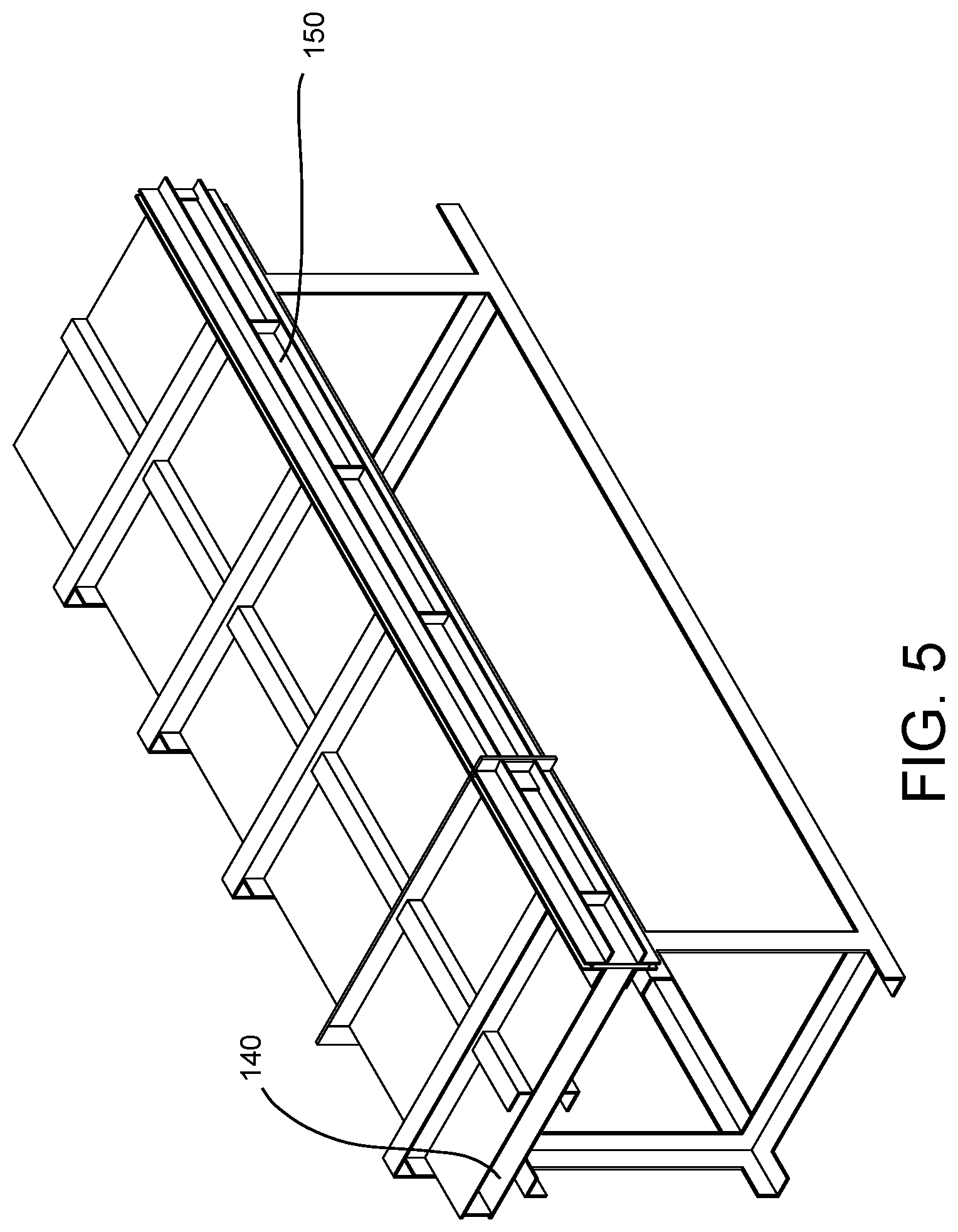 Patent US12377941 Figure 5 – System, process, and method for studying full-scale, multiphase, hydrodynamic flow representative of a ship's boundary layer