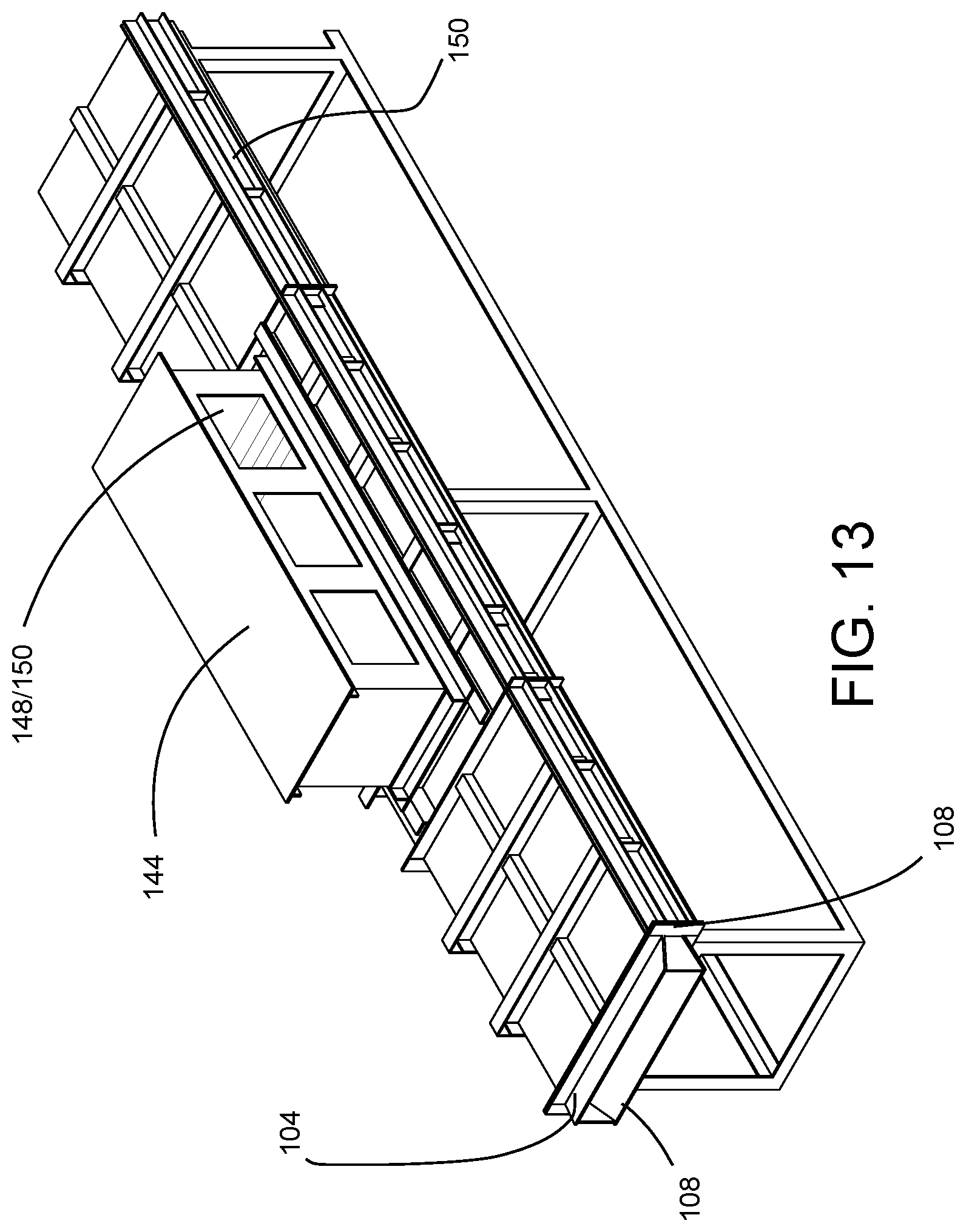 Patent US12377941 Figure 13 – System, process, and method for studying full-scale, multiphase, hydrodynamic flow representative of a ship's boundary layer