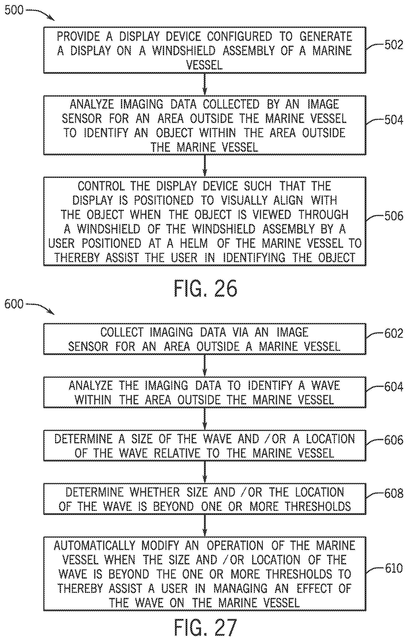 Patent US12377942 Figure 18 – Systems and methods for detecting waves and controlling a marine vessel based on the detected waves