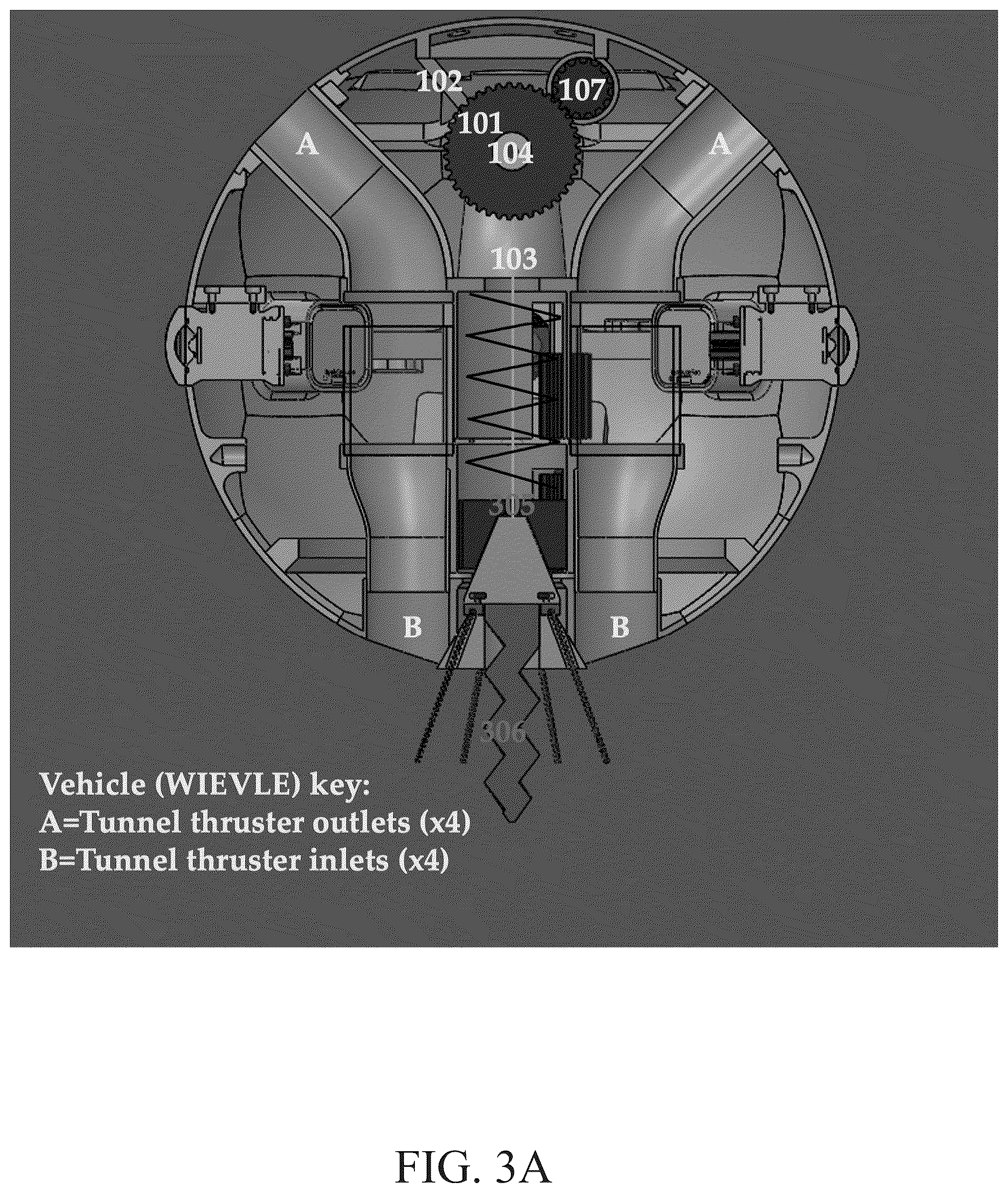 Patent US12377944 Figure 3 – Anchor system, method and mechanism for an underwater vehicle