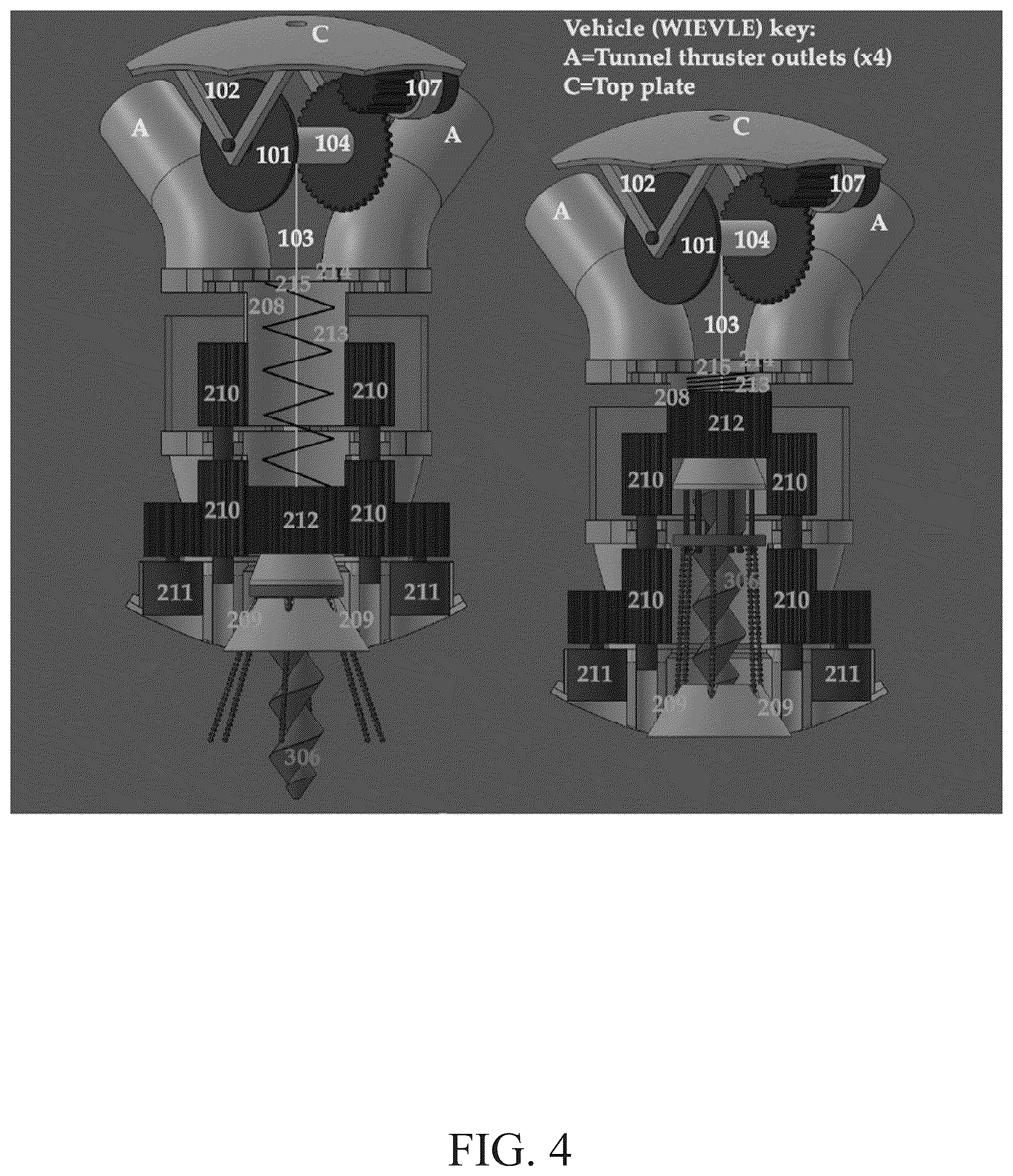 Patent US12377944 Figure 5 – Anchor system, method and mechanism for an underwater vehicle