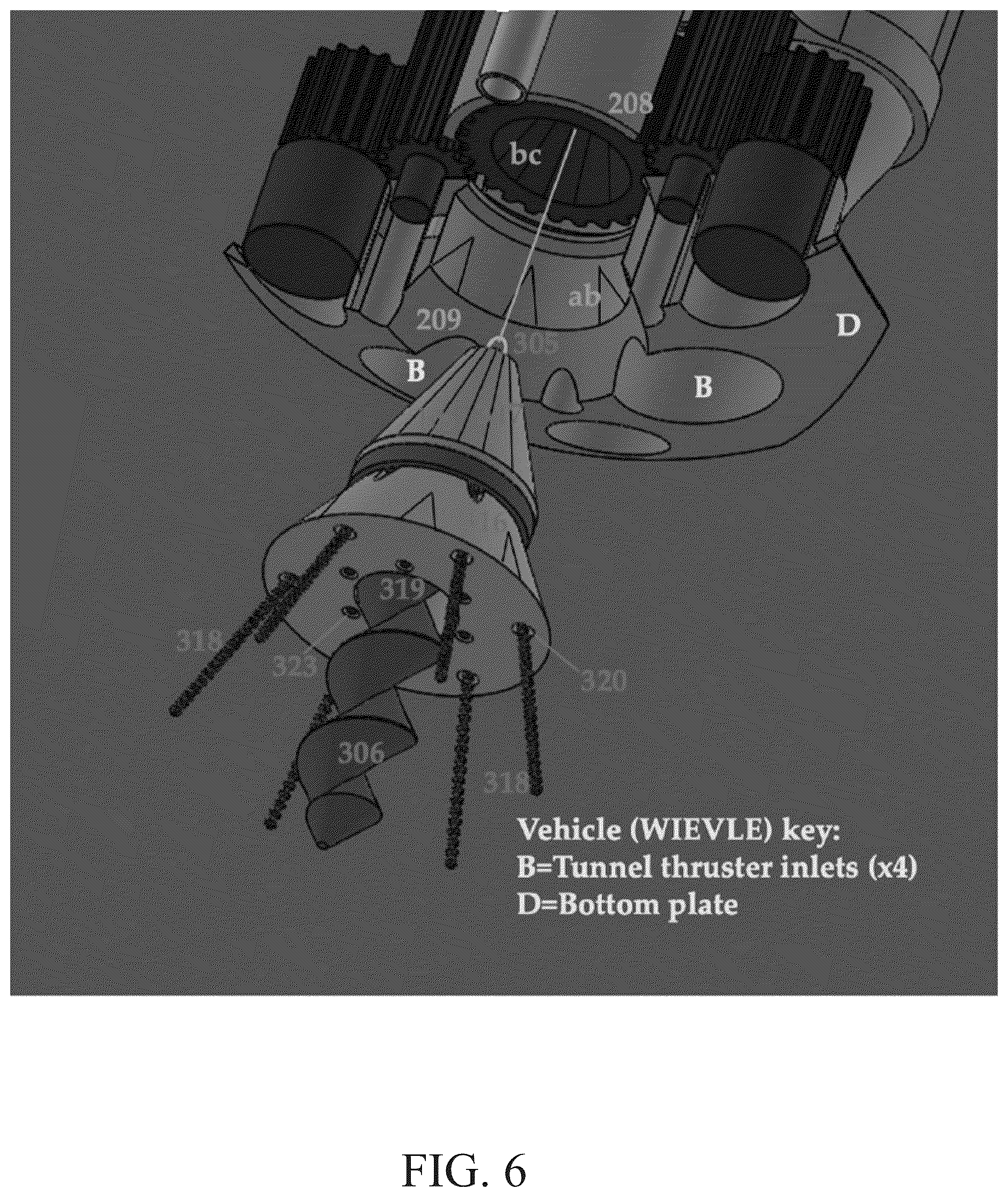 Patent US12377944 Figure 7 – Anchor system, method and mechanism for an underwater vehicle