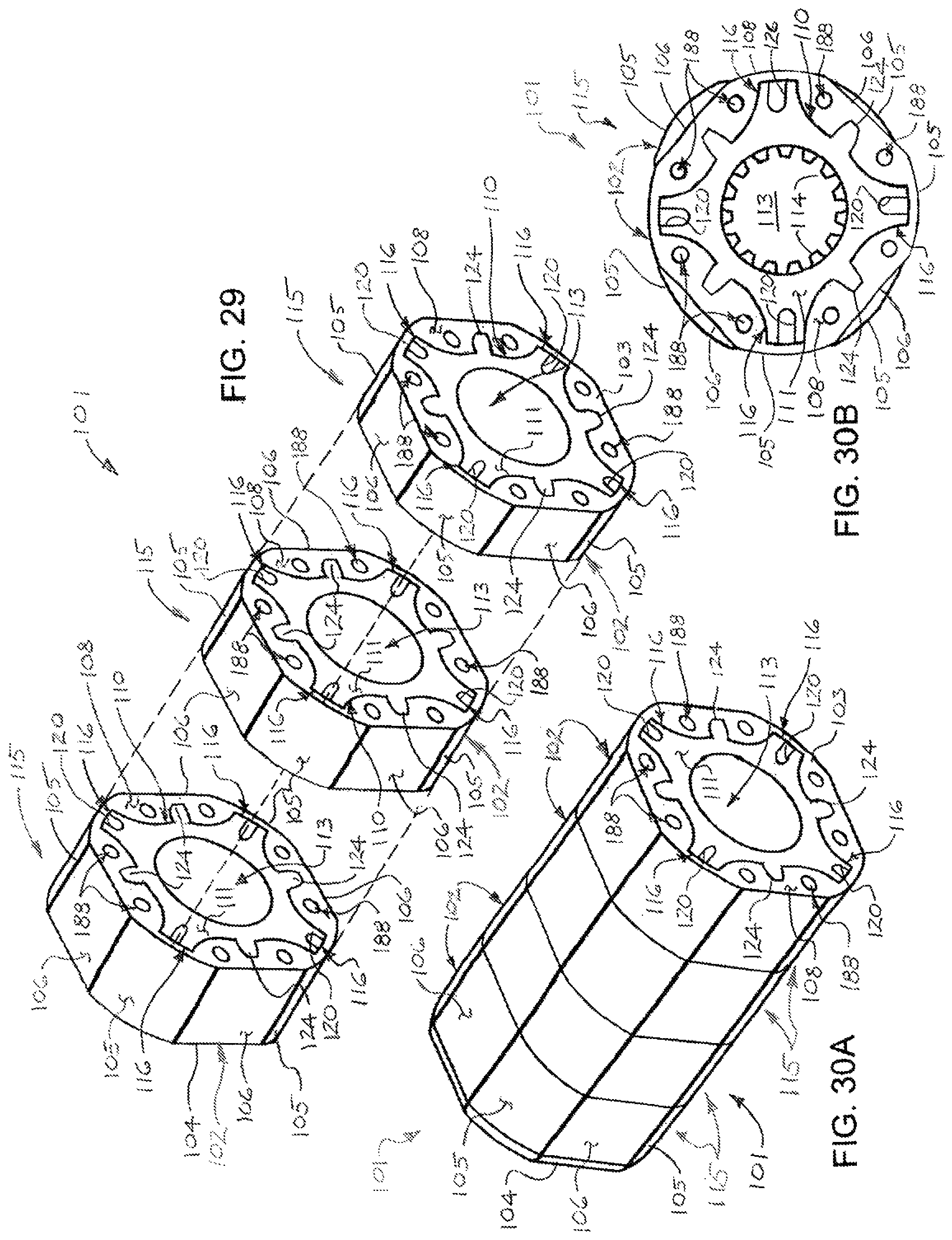 Patent US12377945 Figure 10 – Marine propellers with compression spring sleeve assemblies