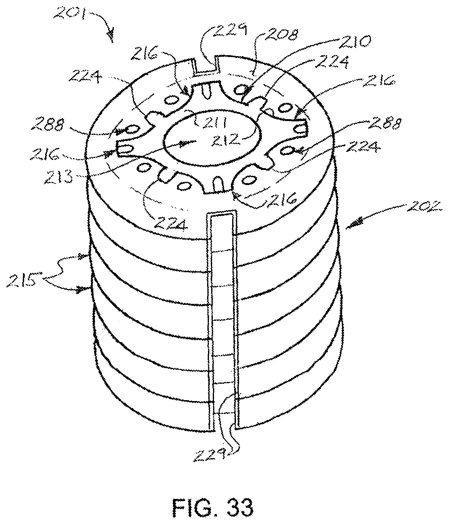 Patent US12377945 Figure 13 – Marine propellers with compression spring sleeve assemblies