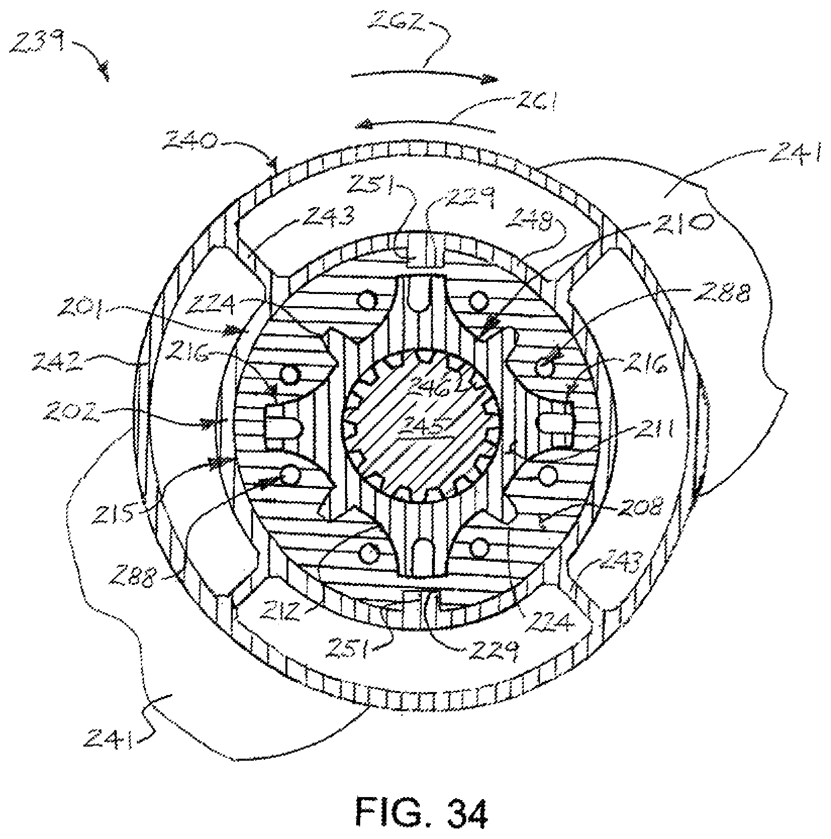 Patent US12377945 Figure 14 – Marine propellers with compression spring sleeve assemblies