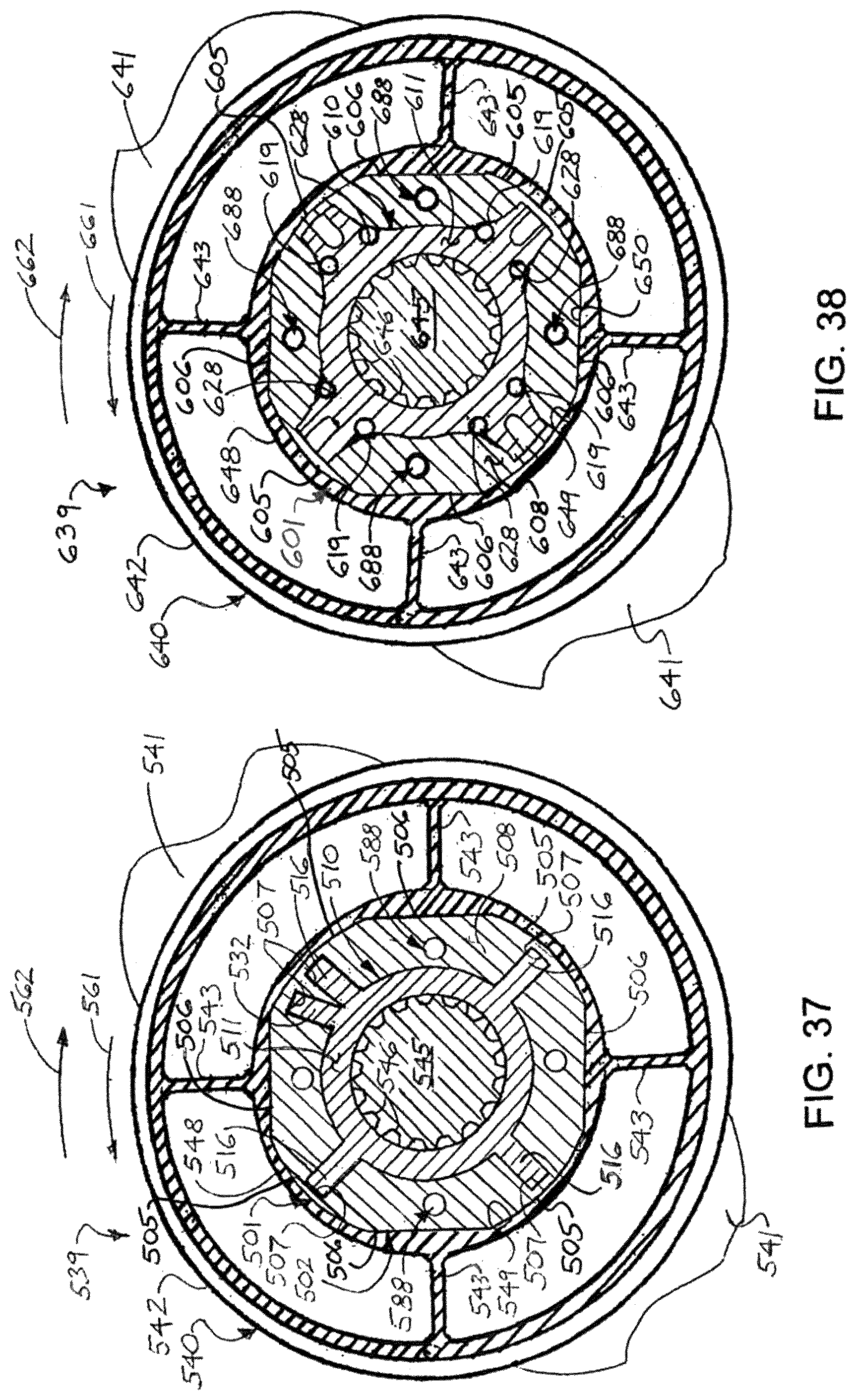 Patent US12377945 Figure 16 – Marine propellers with compression spring sleeve assemblies