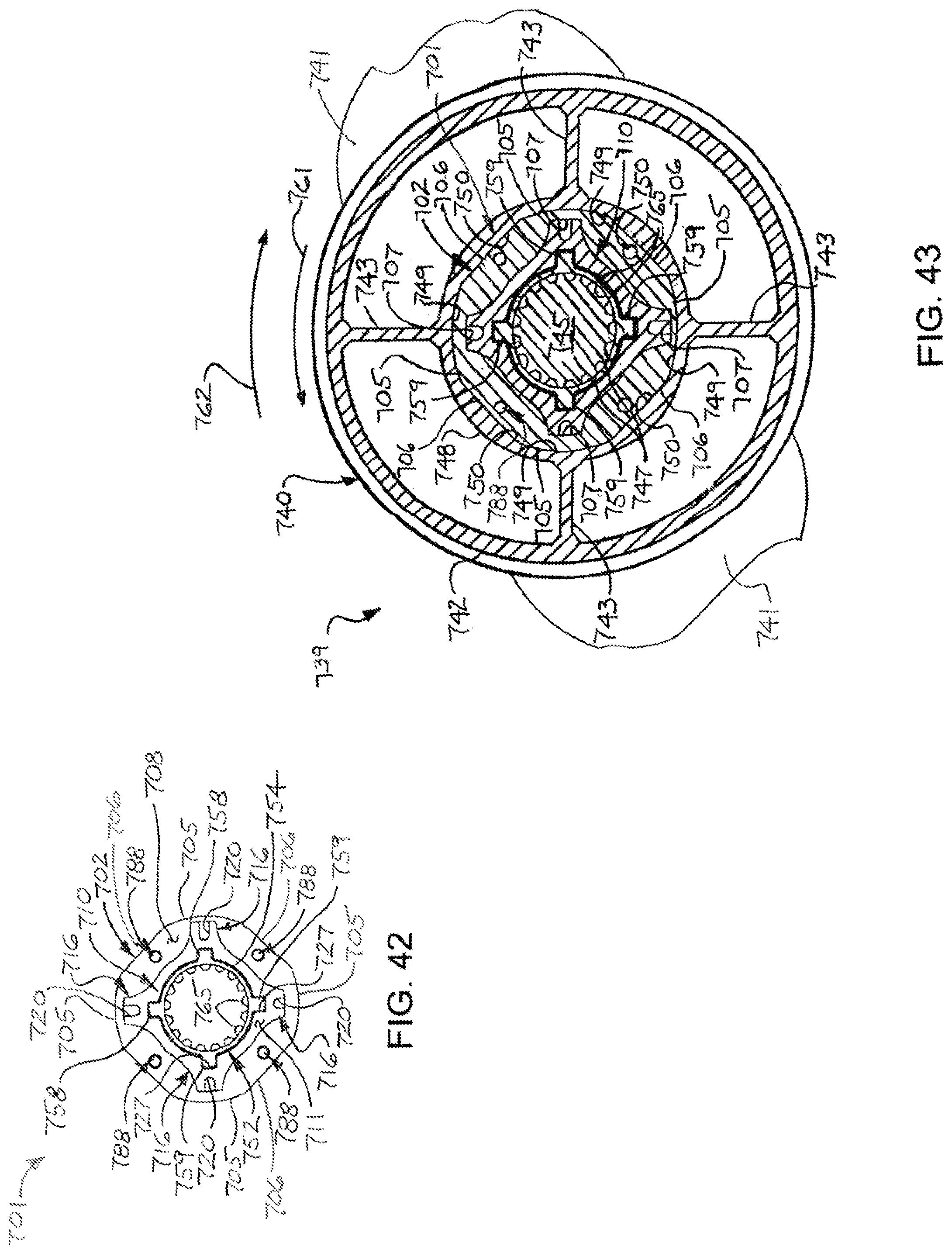 Patent US12377945 Figure 19 – Marine propellers with compression spring sleeve assemblies