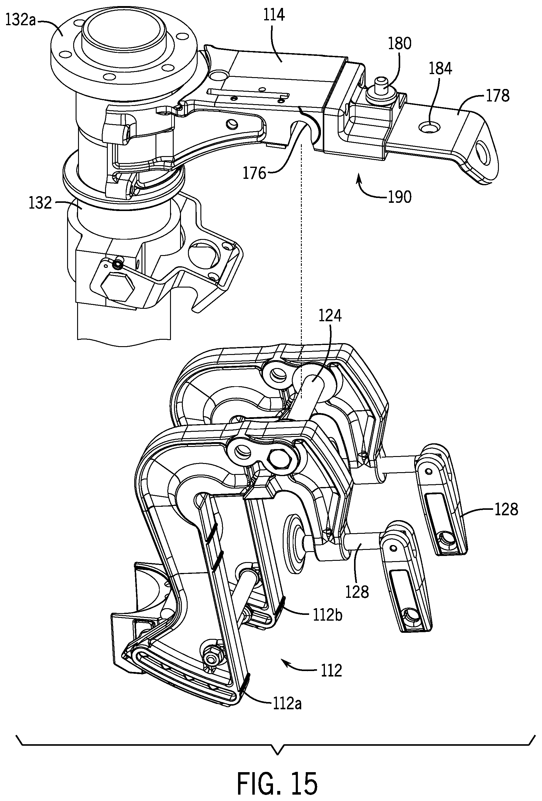 Patent US12377947 Figure 11 – Outboard motor that is removable from transom clamp bracket