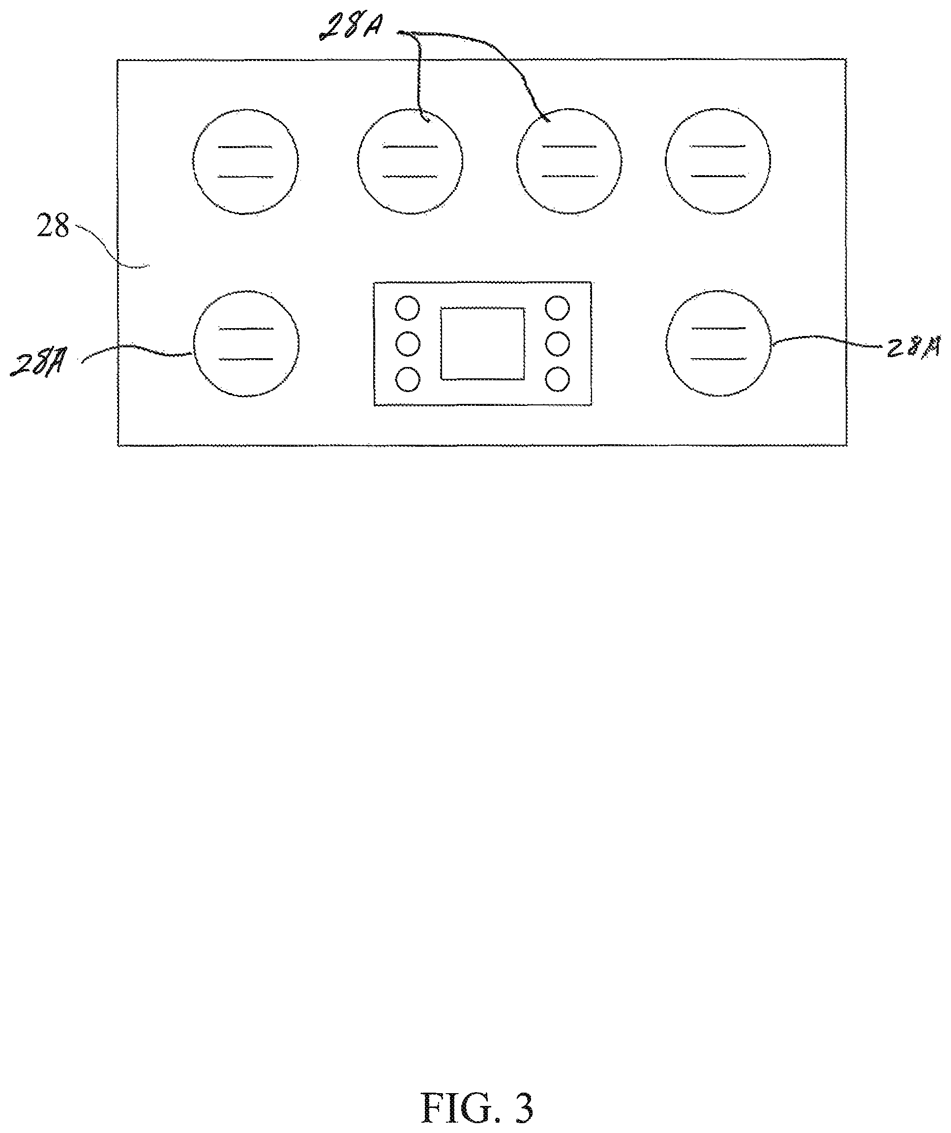 Patent US12377948 Figure 3 – T-top mounted marine air conditioning unit and enclosure