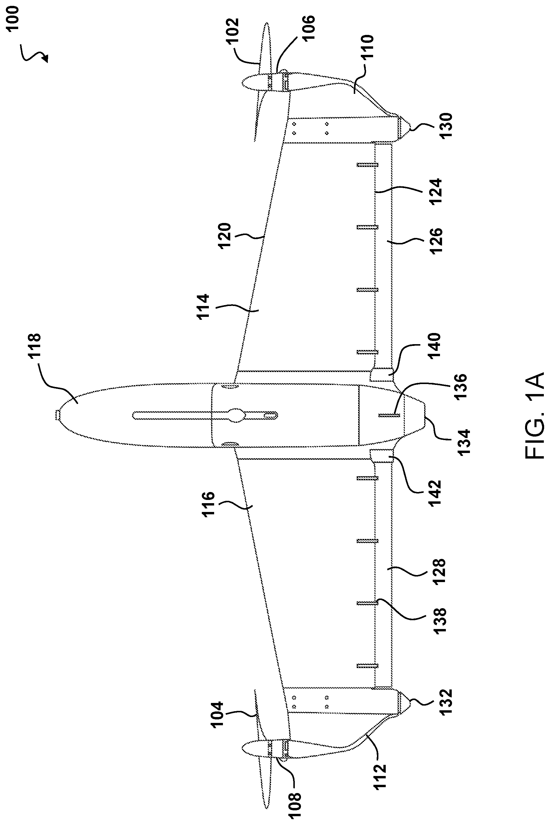 Patent US12377958 Figure 1 – Extruded wing protection system and device