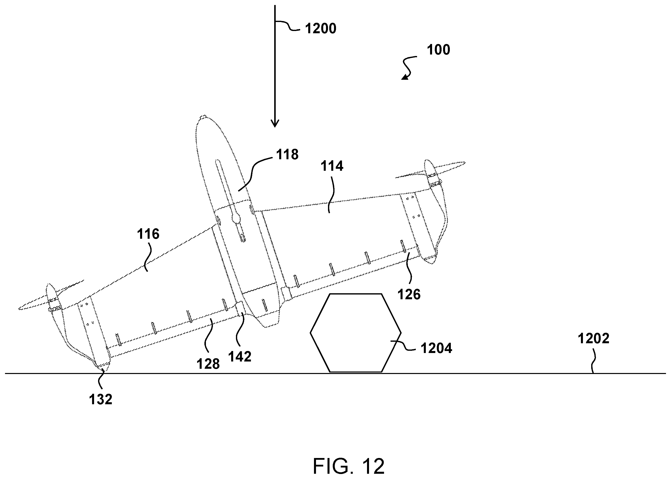 Patent US12377958 Figure 16 – Extruded wing protection system and device