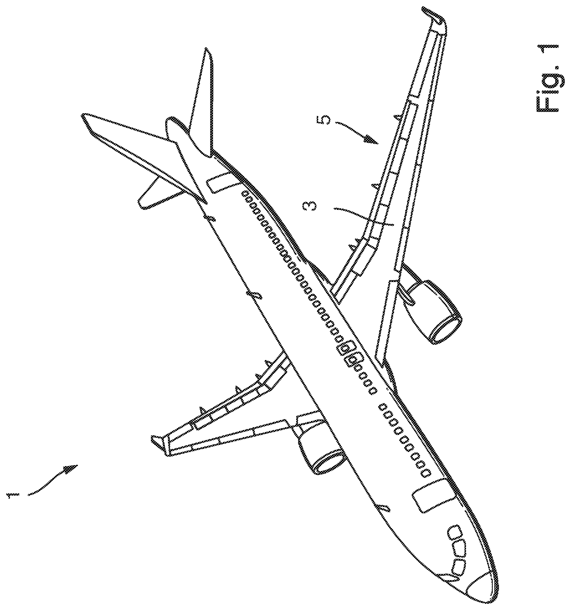 Patent US12377960 Figure 1 – Wing assembly comprising a connecting assembly with a first and a second connecting element, wing, and aircraft