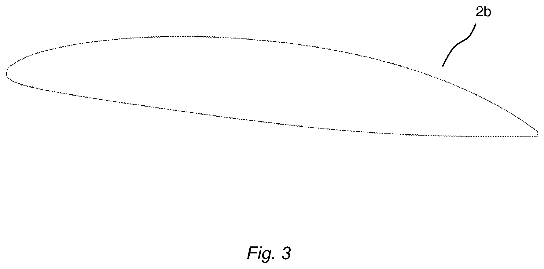 Patent US12377965 Figure 2 – Lifting strut in the shape of a lifting airfoil for aircraft landing gear