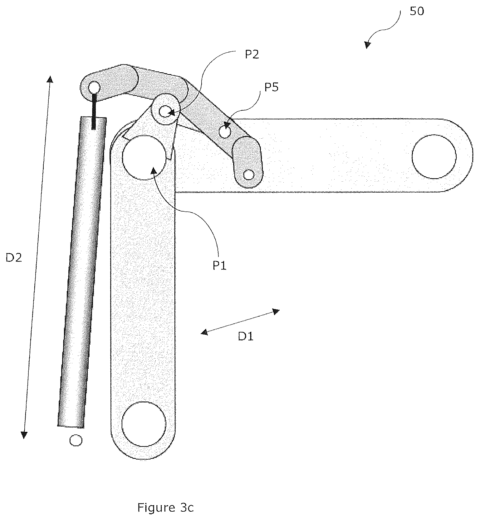 Patent US12377966 Figure 8 – Aircraft landing gear assembly