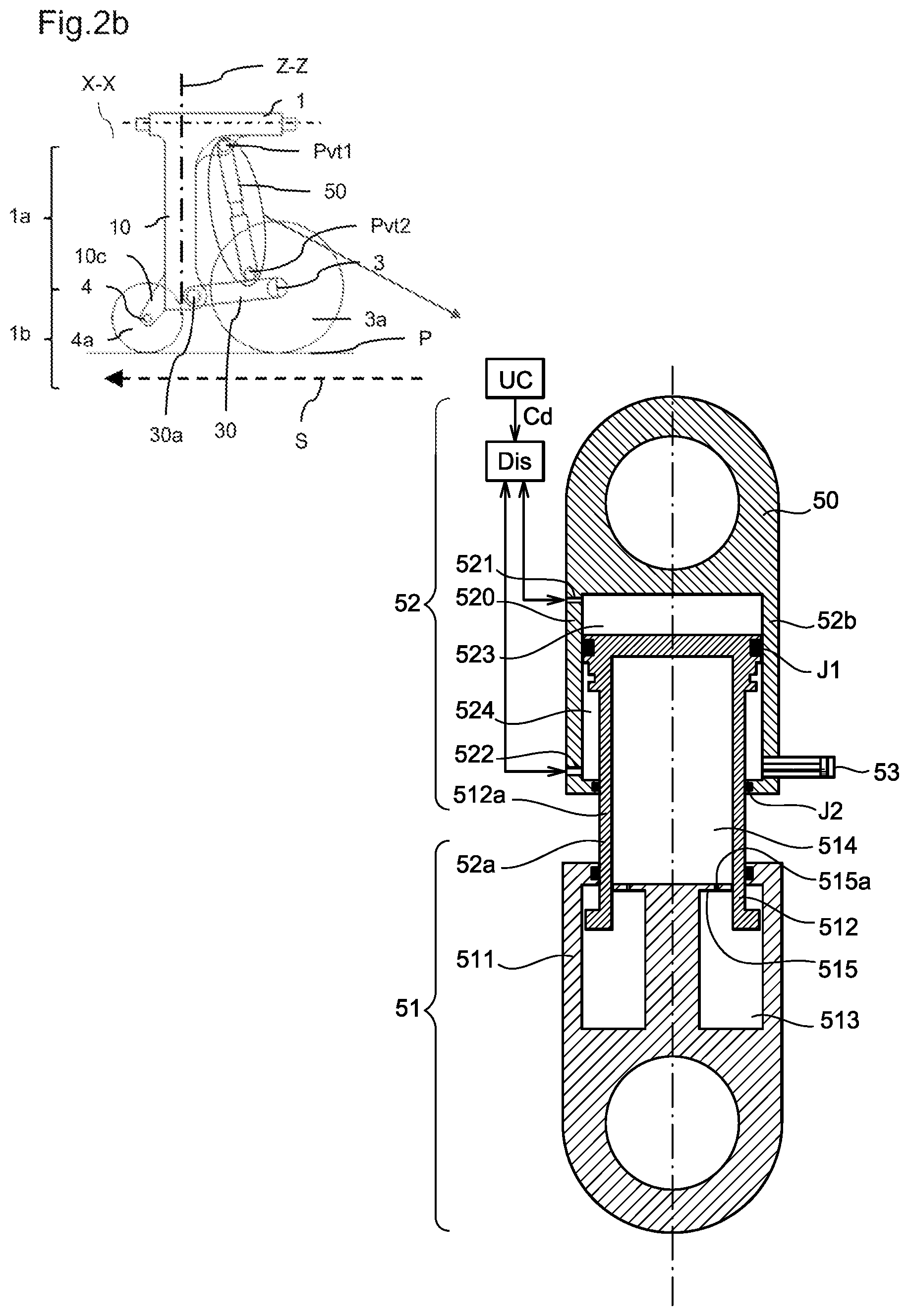 Patent US12377968 Figure 3 – Aircraft landing gear with a motorized wheel selectively positionable relative to a landing gear strut