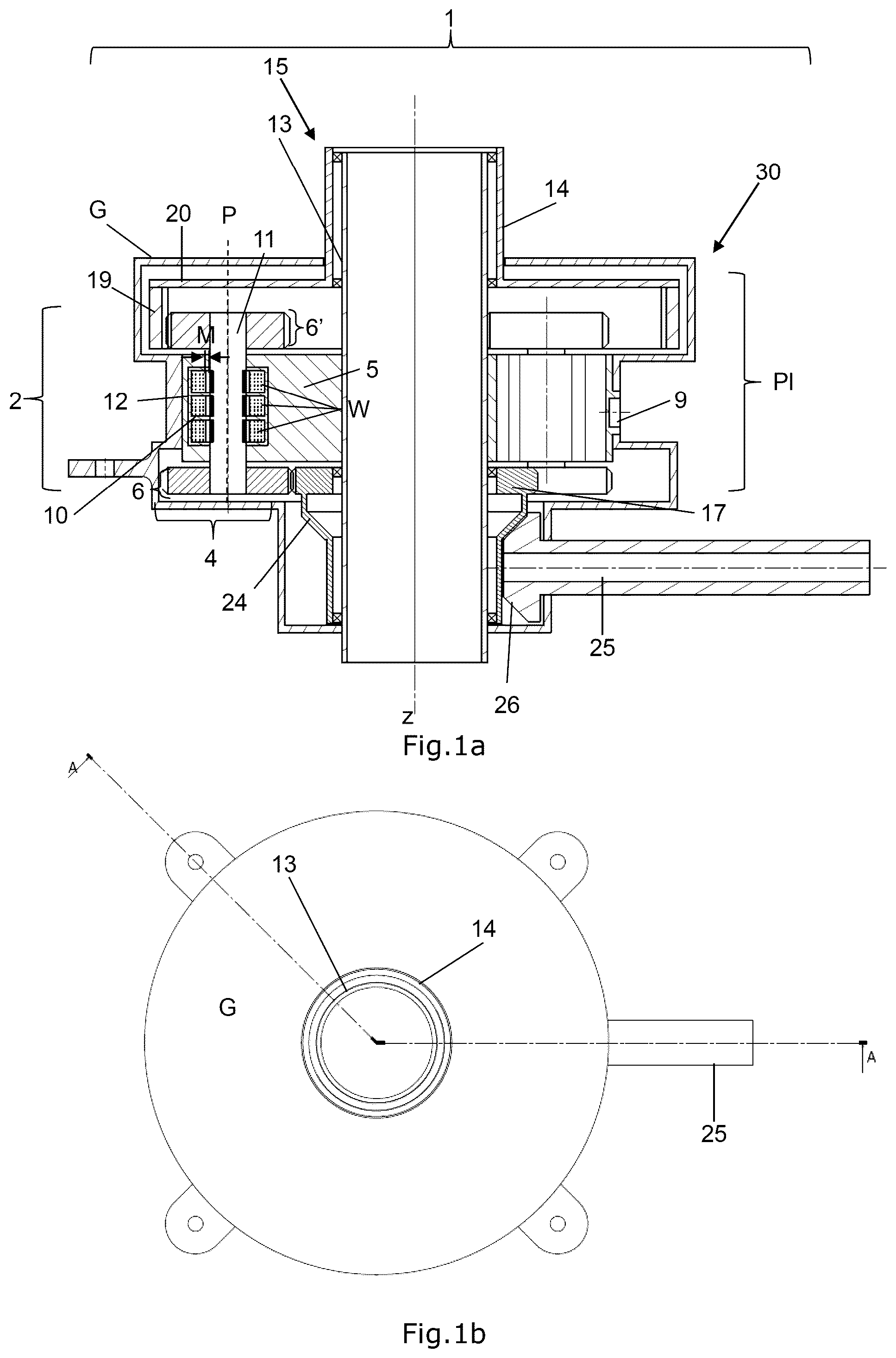 Patent US12377971 Figure 1 – Drive unit with gear mechanism and electric drive for a main rotor of a rotary wing craft