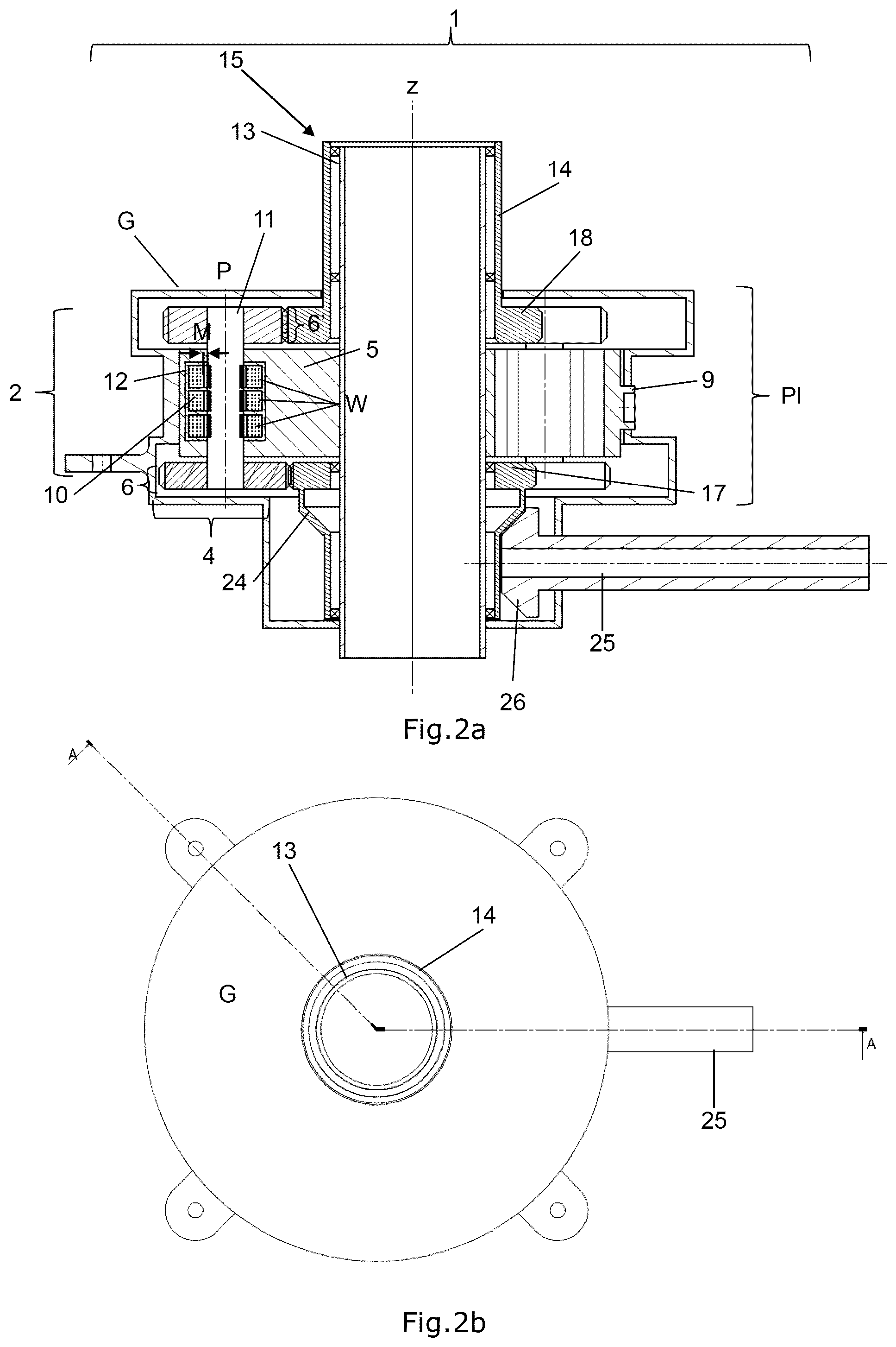 Patent US12377971 Figure 3 – Drive unit with gear mechanism and electric drive for a main rotor of a rotary wing craft