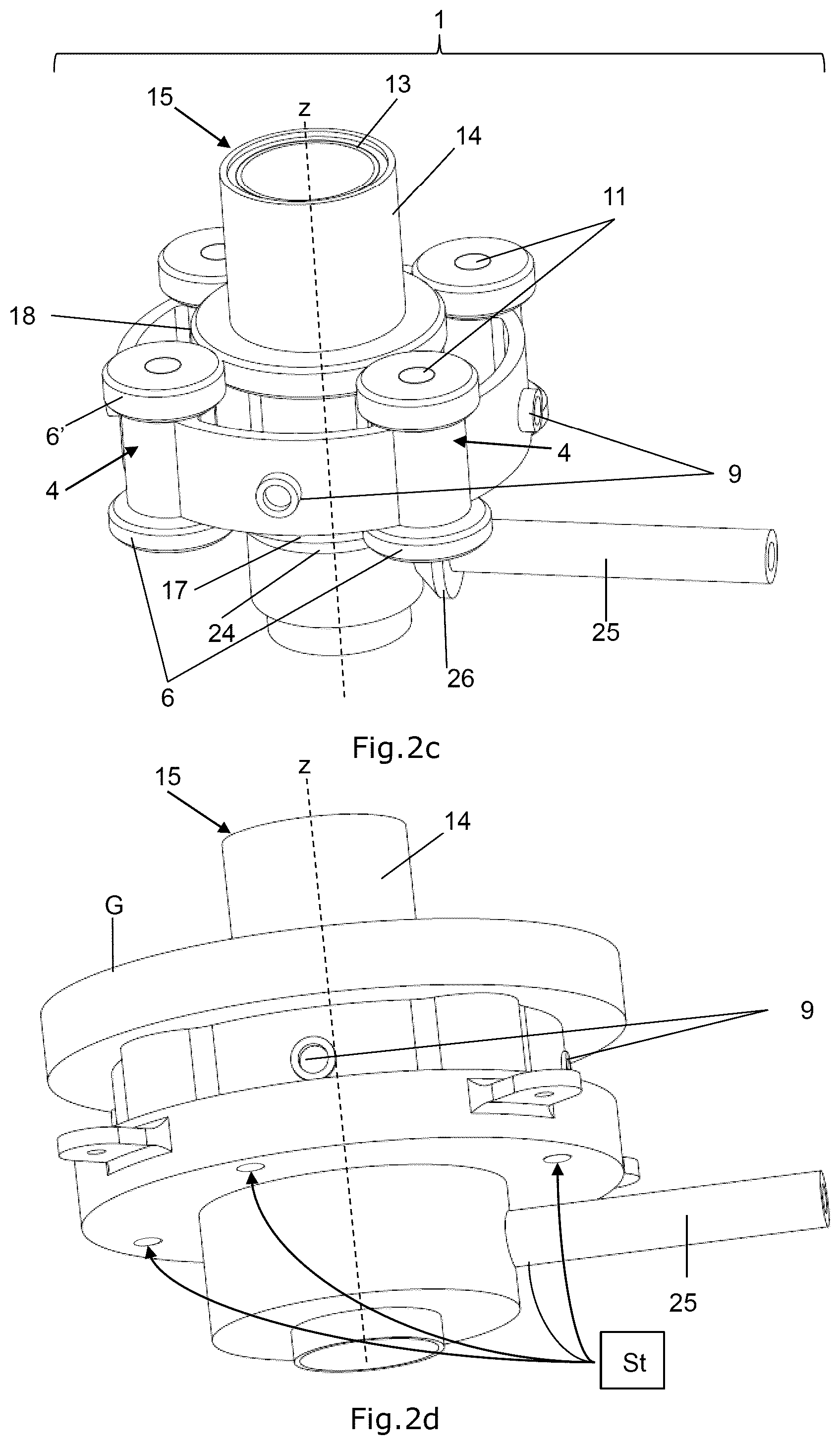 Patent US12377971 Figure 4 – Drive unit with gear mechanism and electric drive for a main rotor of a rotary wing craft