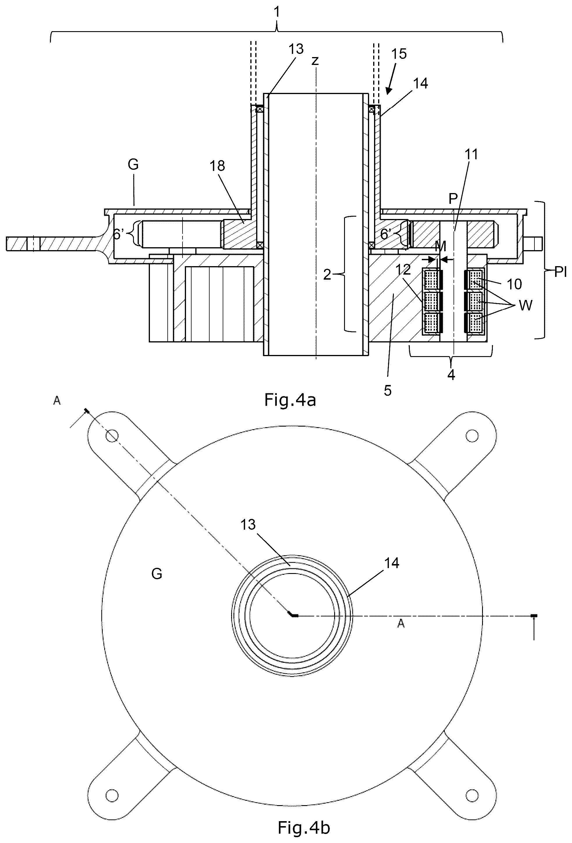 Patent US12377971 Figure 7 – Drive unit with gear mechanism and electric drive for a main rotor of a rotary wing craft