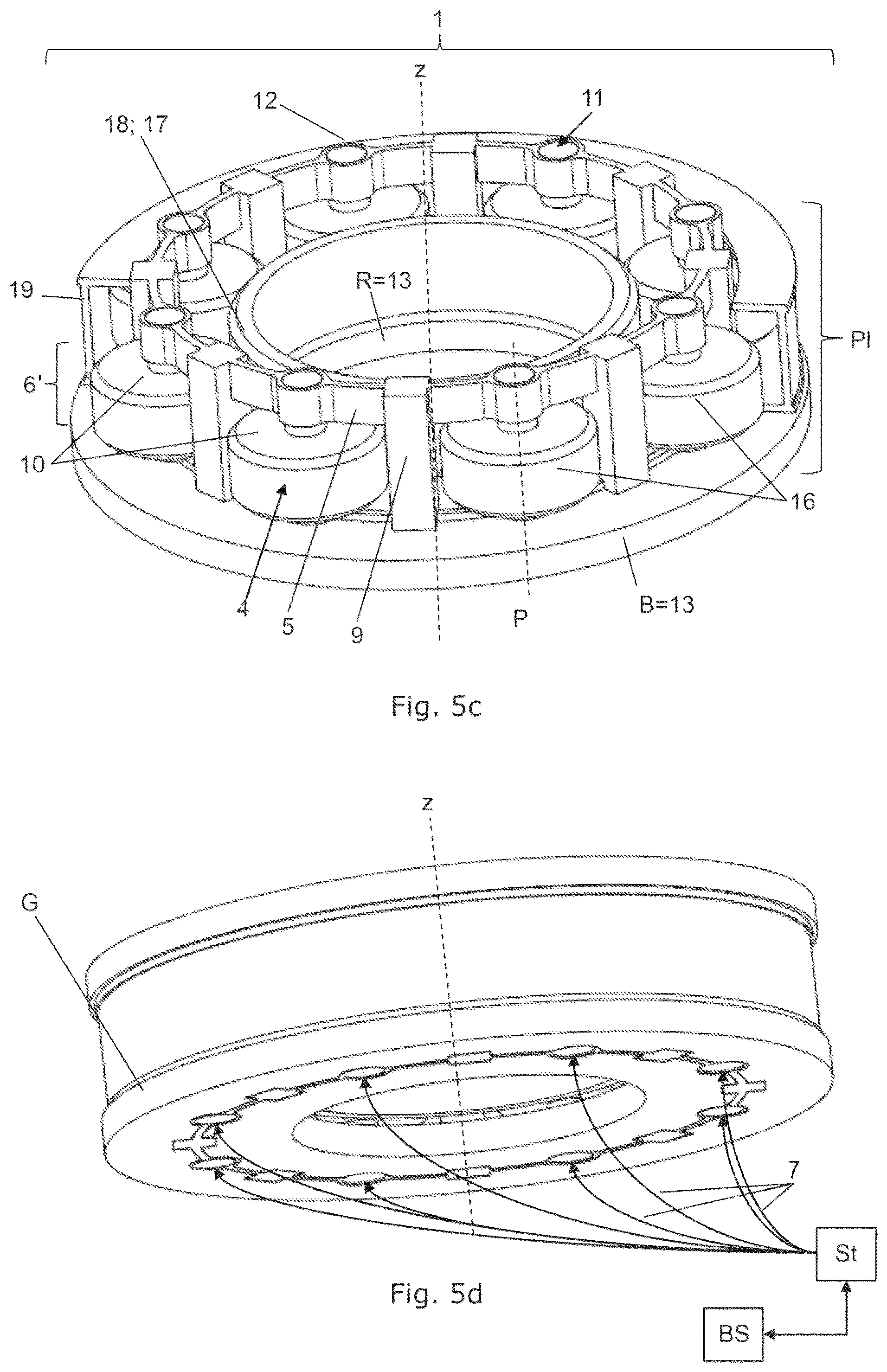 Patent US12377971 Figure 10 – Drive unit with gear mechanism and electric drive for a main rotor of a rotary wing craft