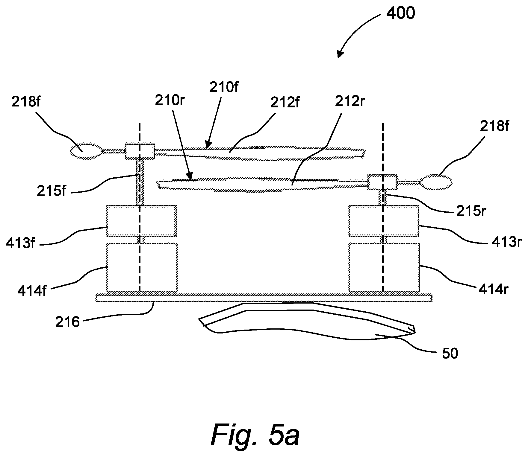 Patent US12377972 Figure 8 – Vehicle having multiple configurations including road configuration and flying configuration based upon rotor position
