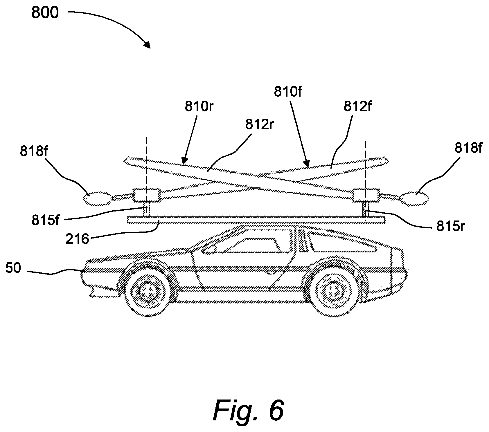 Patent US12377972 Figure 12 – Vehicle having multiple configurations including road configuration and flying configuration based upon rotor position