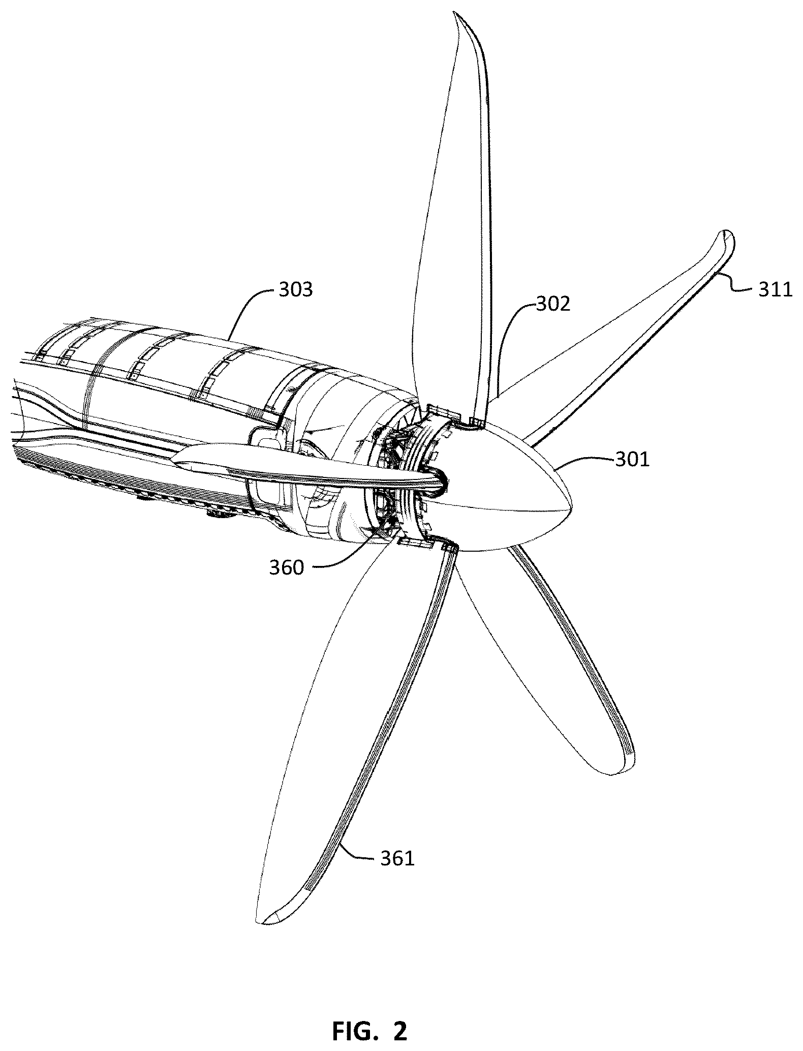 Patent US12377976 Figure 2 – Rotor assembly deployment mechanism and aircraft using same