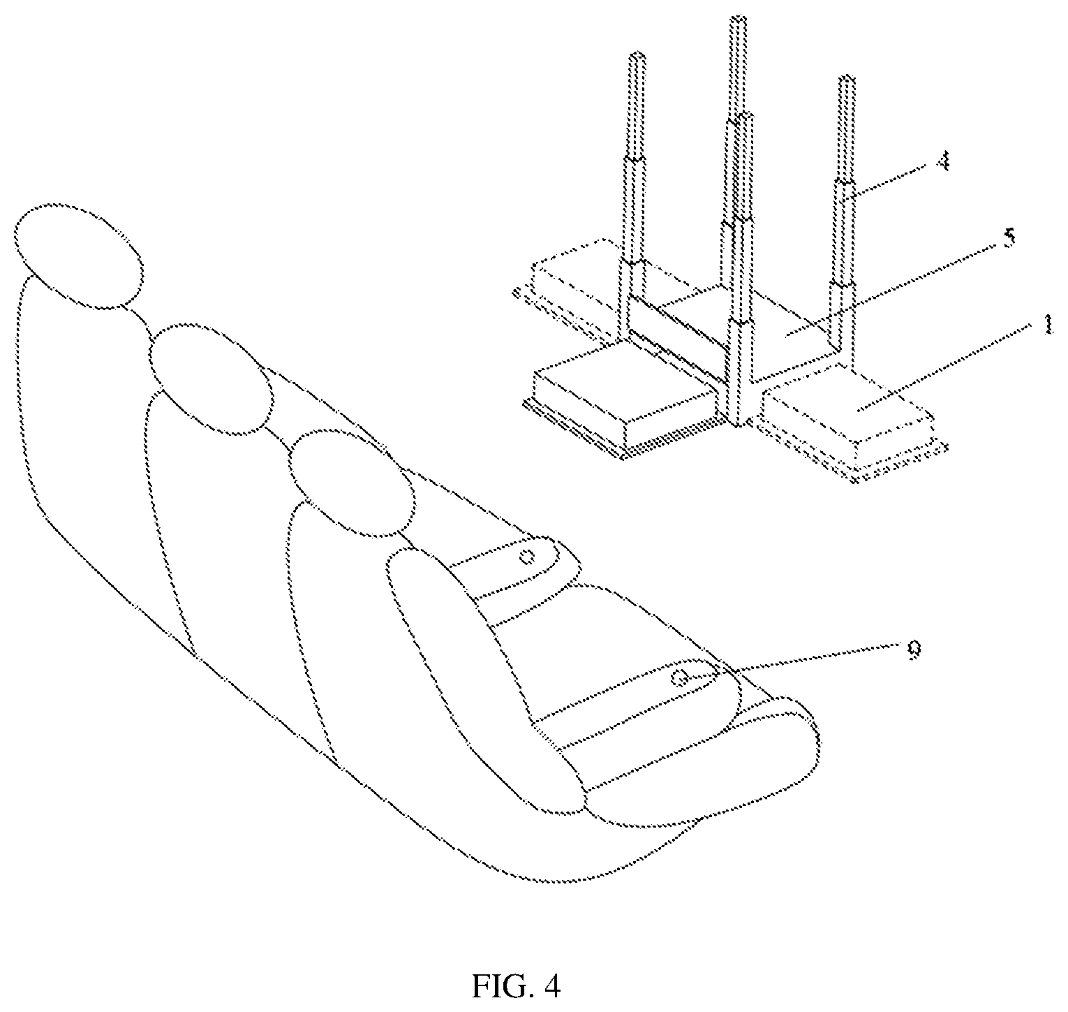 Patent US12377979 Figure 4 – Unmanned food delivery device in cabin and application method thereof