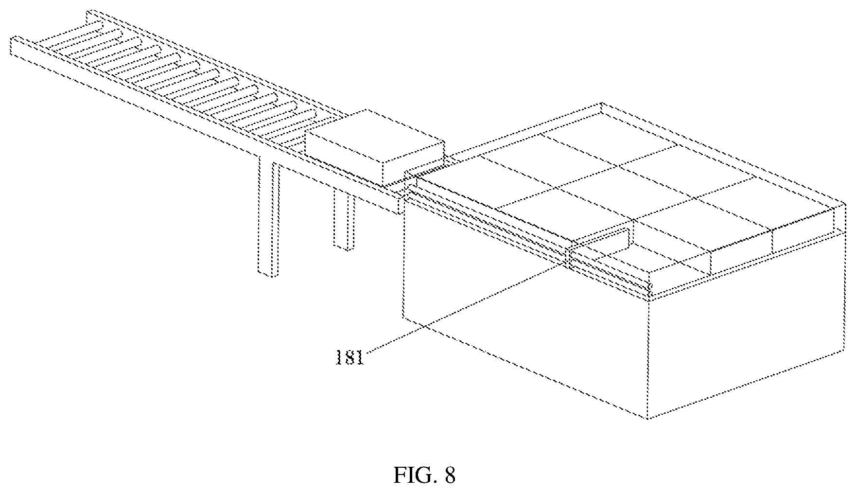Patent US12377979 Figure 8 – Unmanned food delivery device in cabin and application method thereof