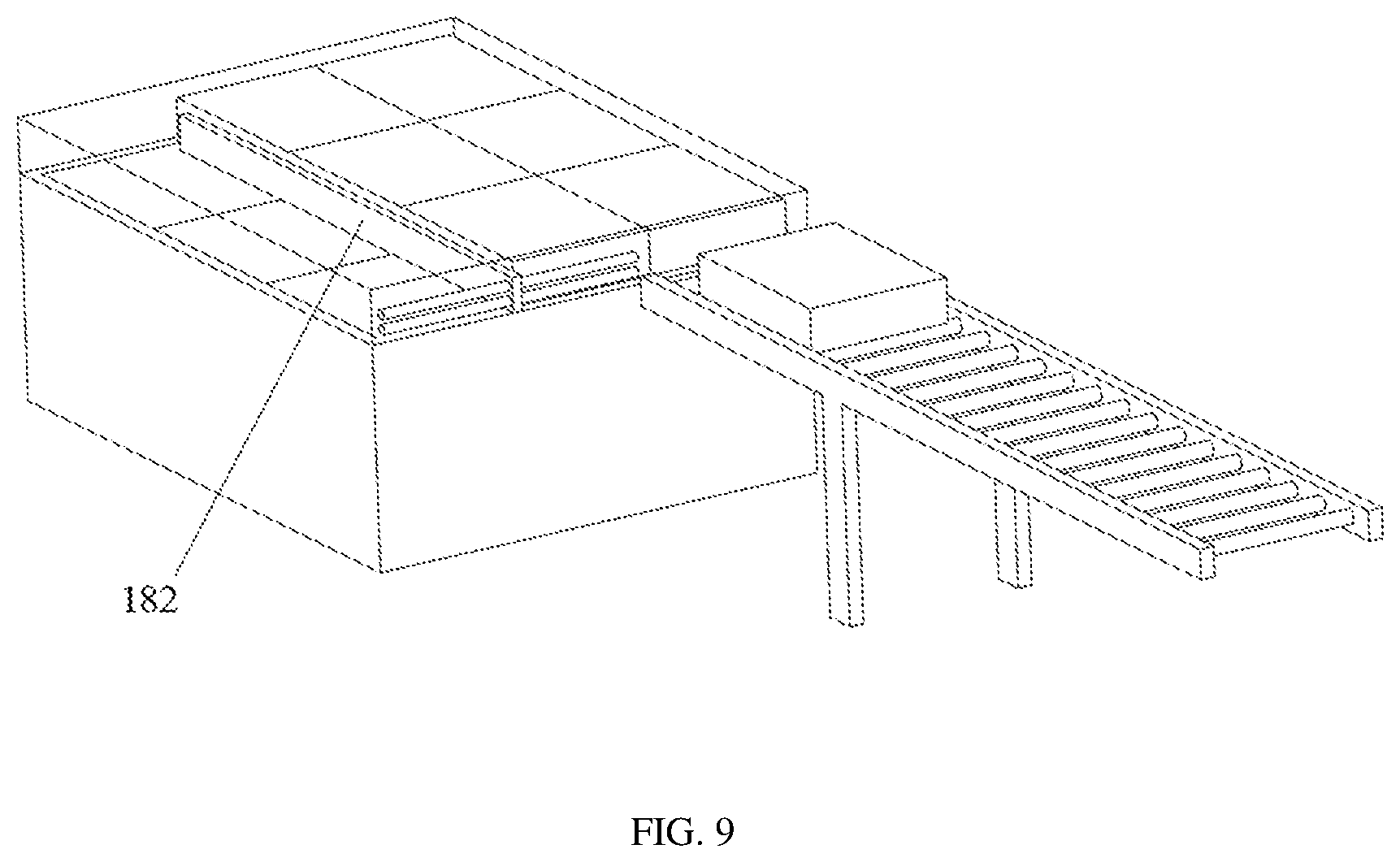 Patent US12377979 Figure 9 – Unmanned food delivery device in cabin and application method thereof