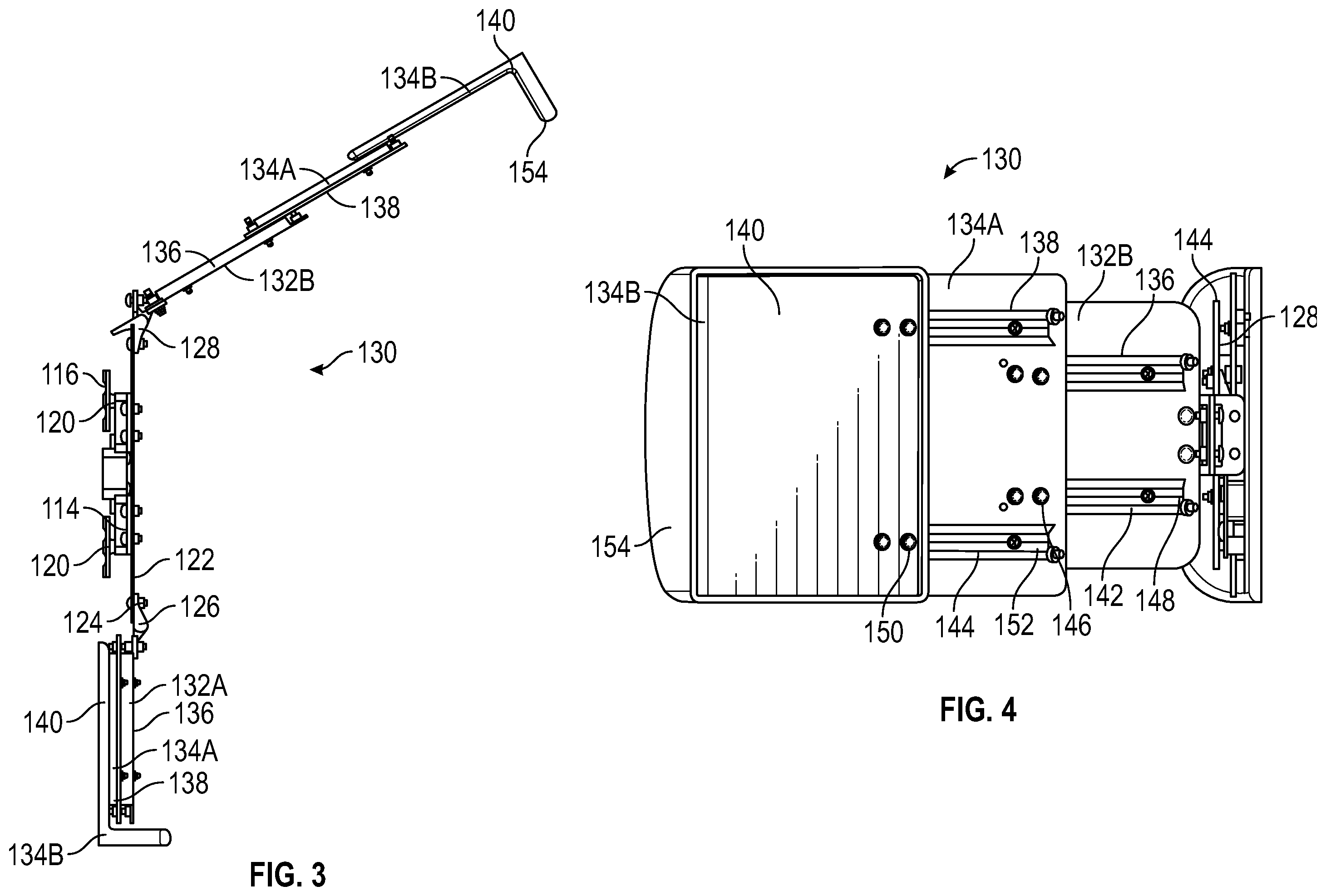 Patent US12377980 Figure 2 – Passenger seat headrest divider assembly