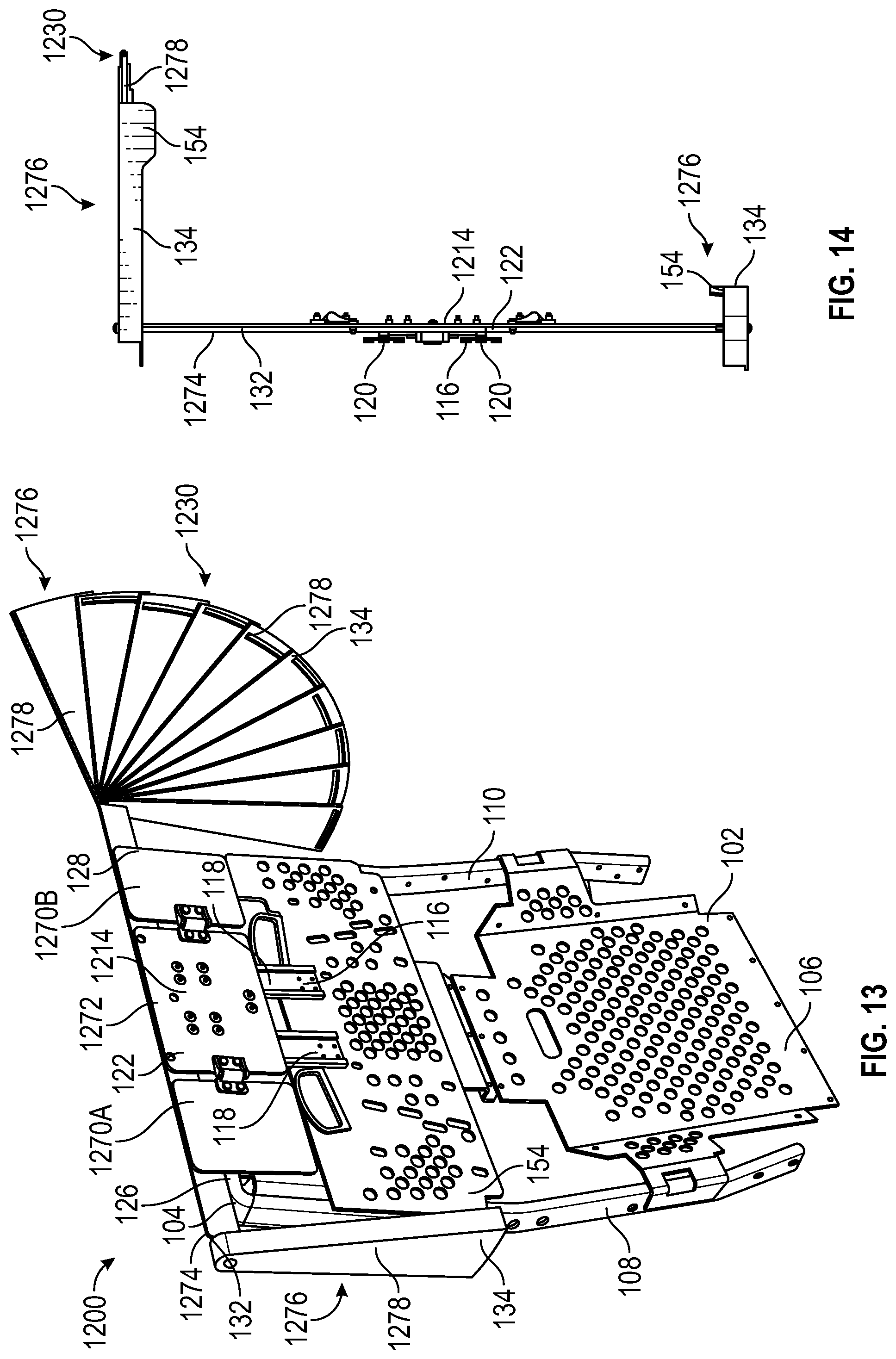 Patent US12377980 Figure 7 – Passenger seat headrest divider assembly