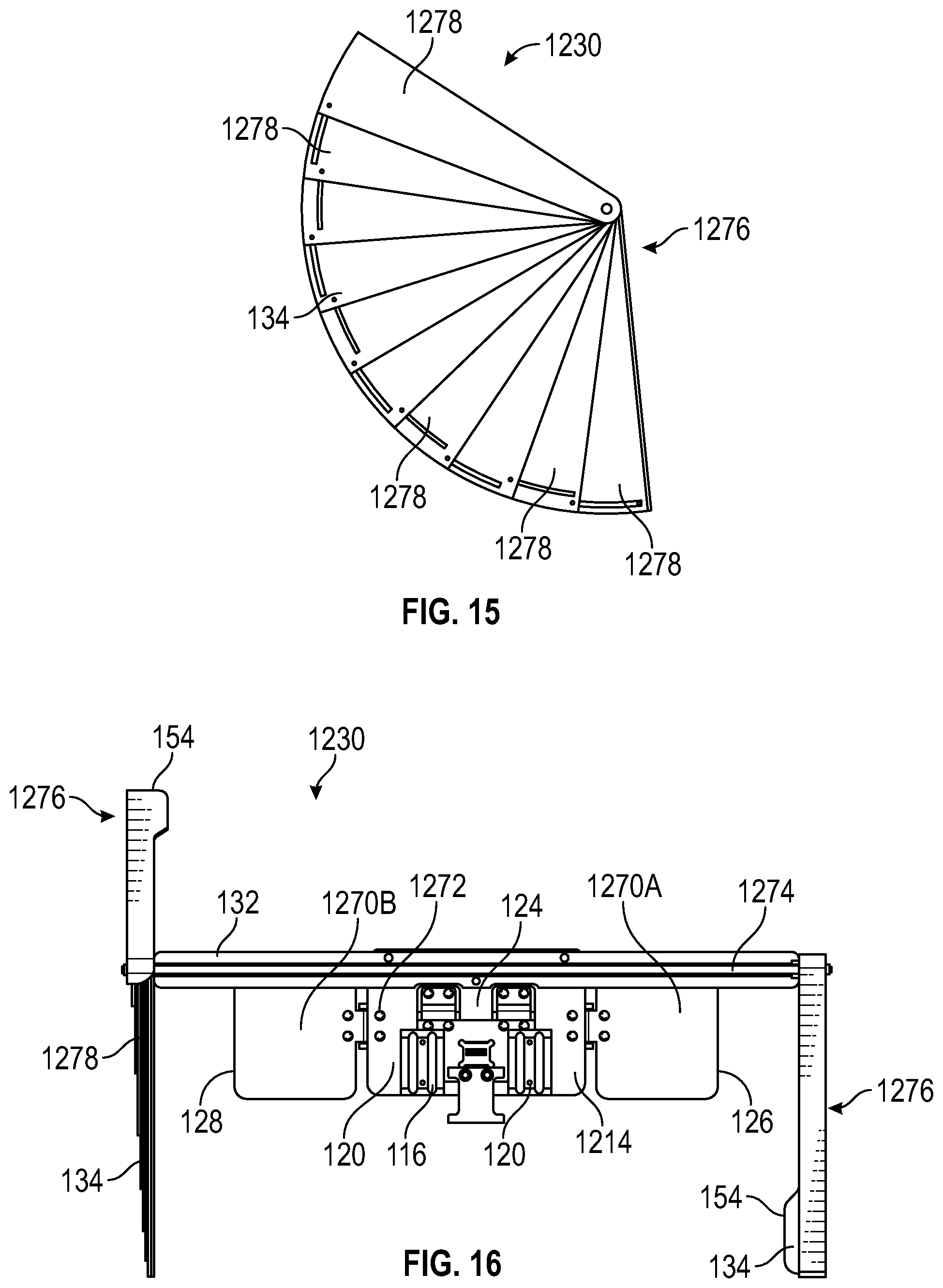 Patent US12377980 Figure 8 – Passenger seat headrest divider assembly