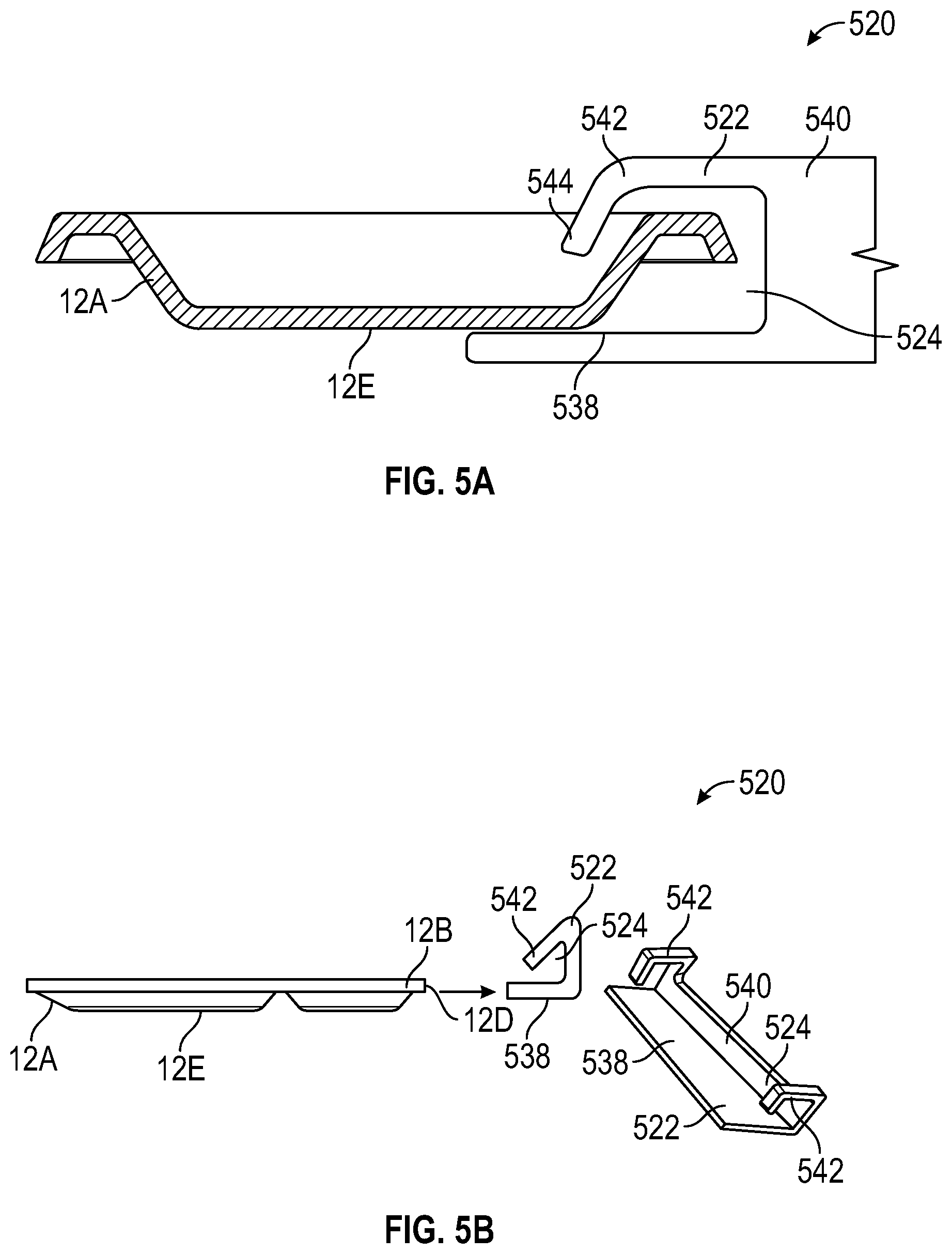 Patent US12377982 Figure 4 – Aircraft seat design with mountable food tray