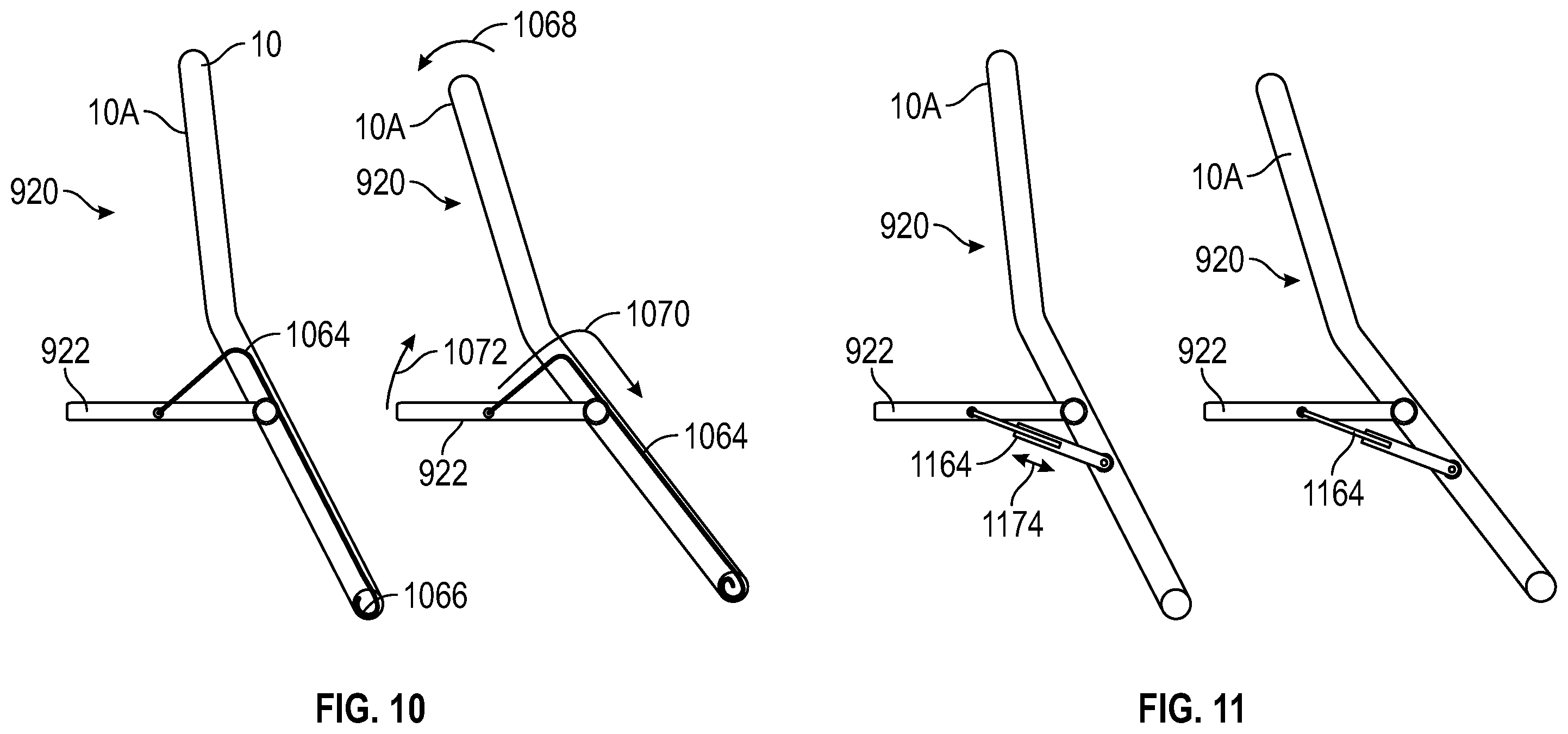 Patent US12377982 Figure 8 – Aircraft seat design with mountable food tray